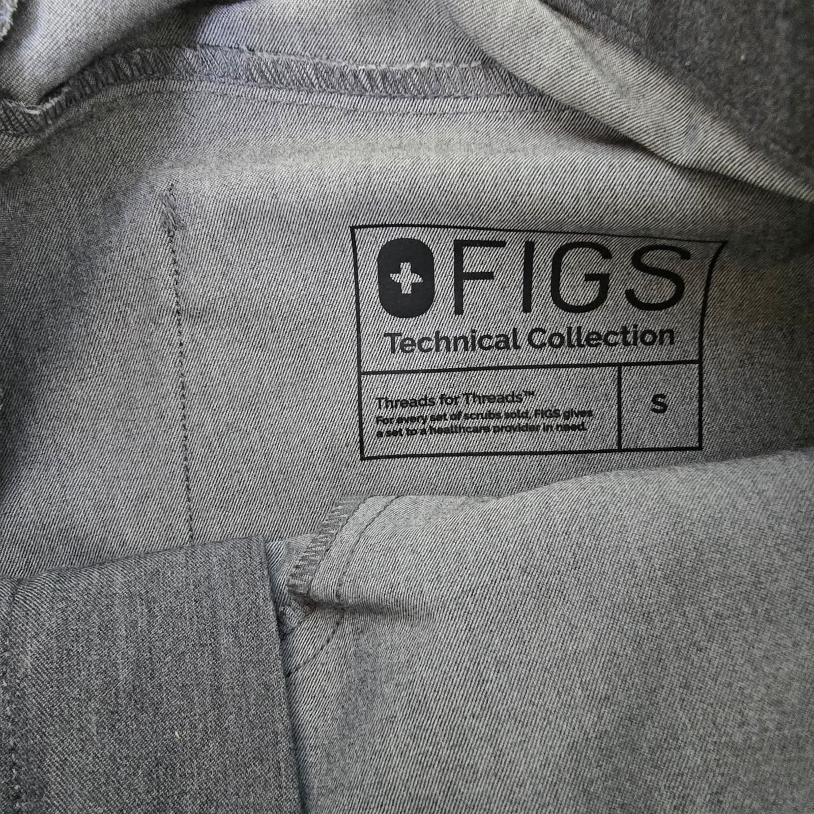 FIGS NLA Cobija Scrub Pants in Graphite Size Small - Thumbnail 6