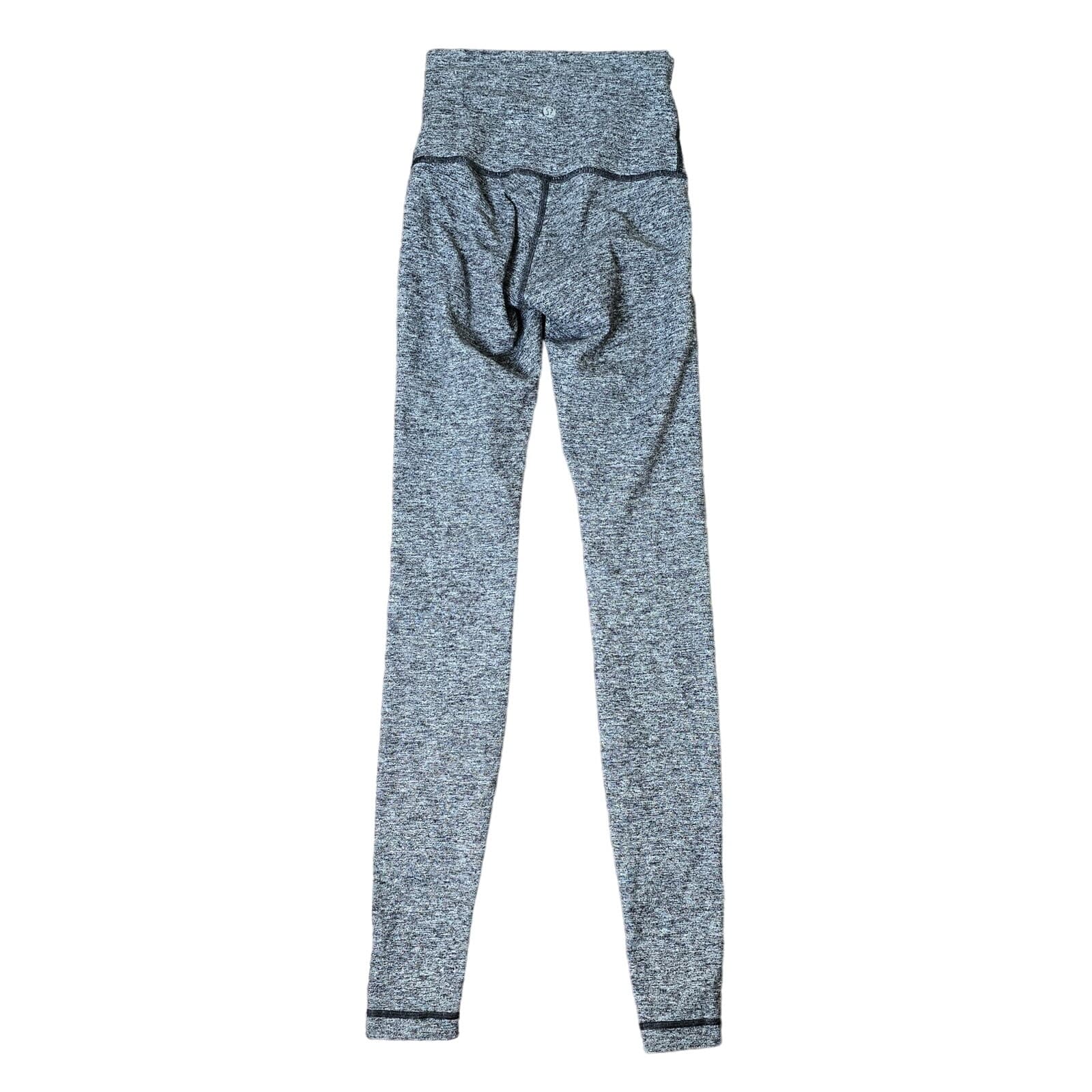Lululemon Wunder Under Hi-Rise Tight *28" Heathered Black Size 2 - Thumbnail 7