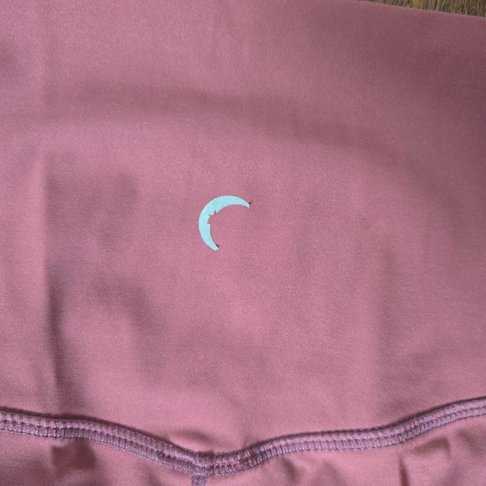 Zyia Active Coral Orange Moon Brilliant Hi-Rise 7/8 Leggings Cutout, Size 4 - Thumbnail 6