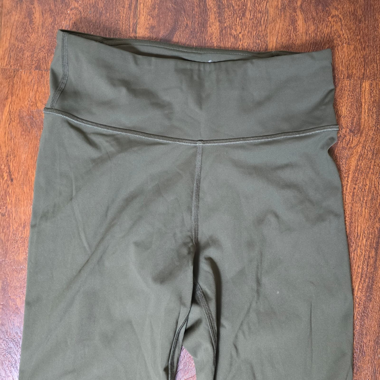 Lululemon Run Crew Tight *28" Dark Olive / Obsidian / Grey Sage, Size 6 - Thumbnail 6