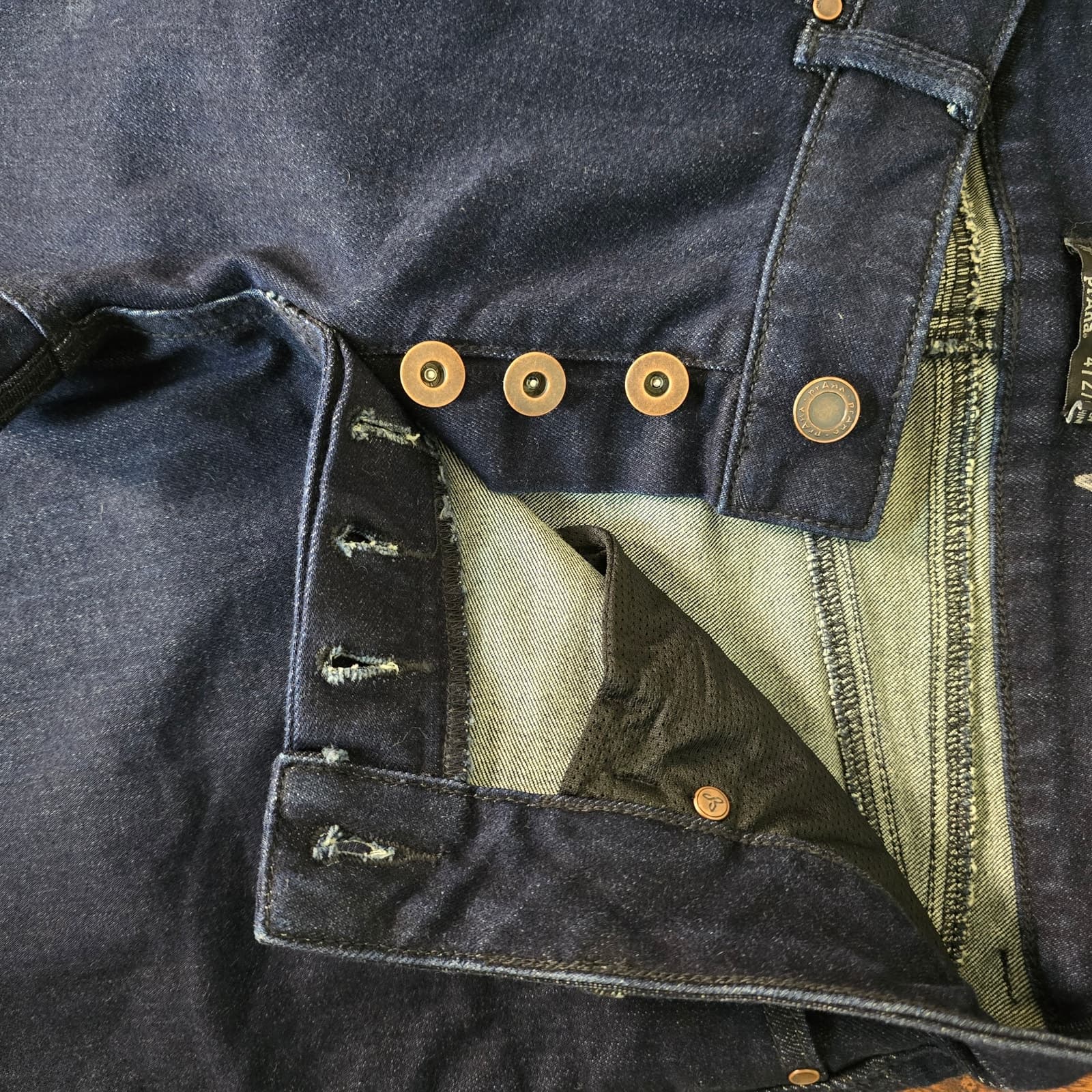 prAna Buxton Slim Boyfriend High Rise Dark Wash Button Fly Jeans Organic Cotton - Thumbnail 4