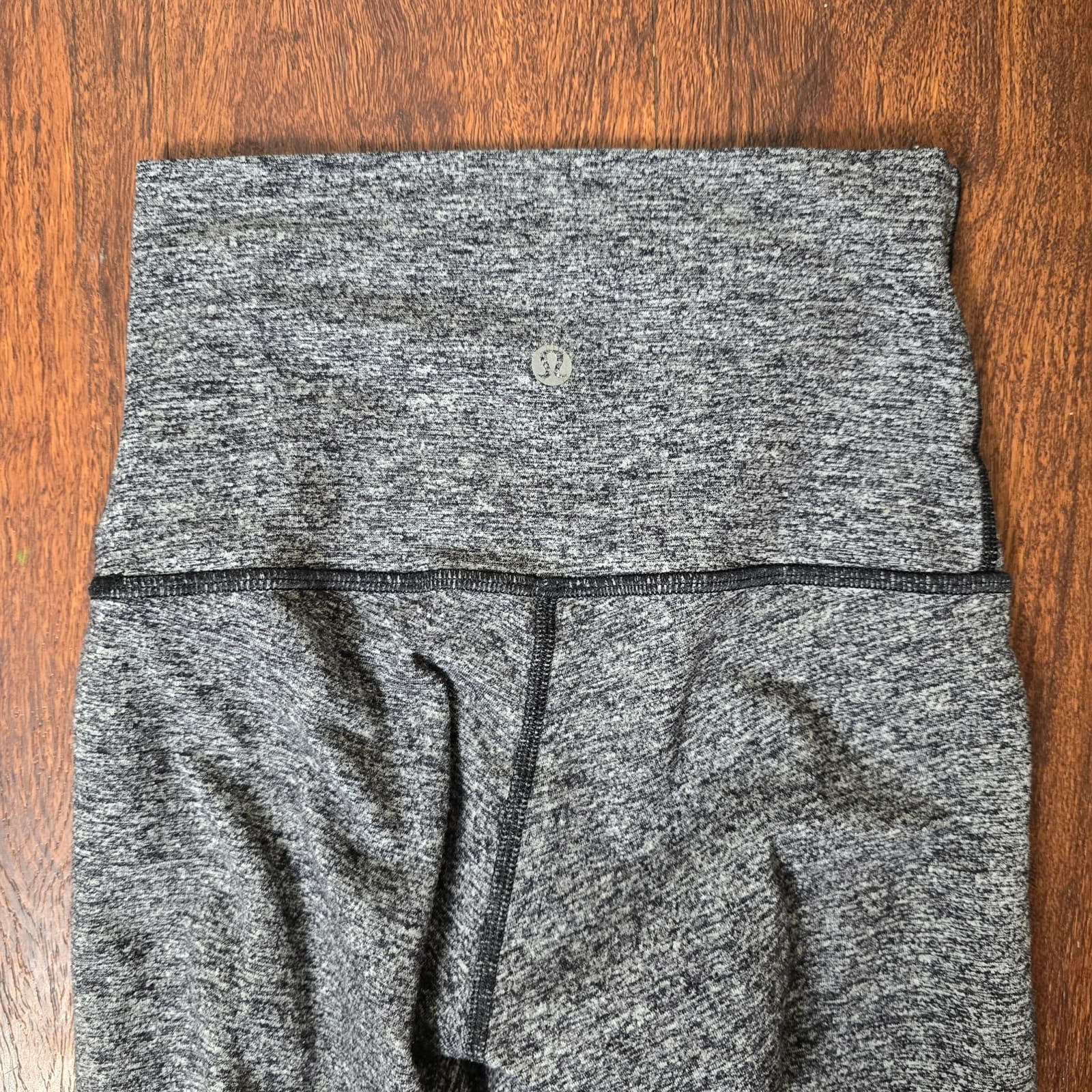 Lululemon Wunder Under Hi-Rise Tight *28" Heathered Black Size 2 - Thumbnail 8