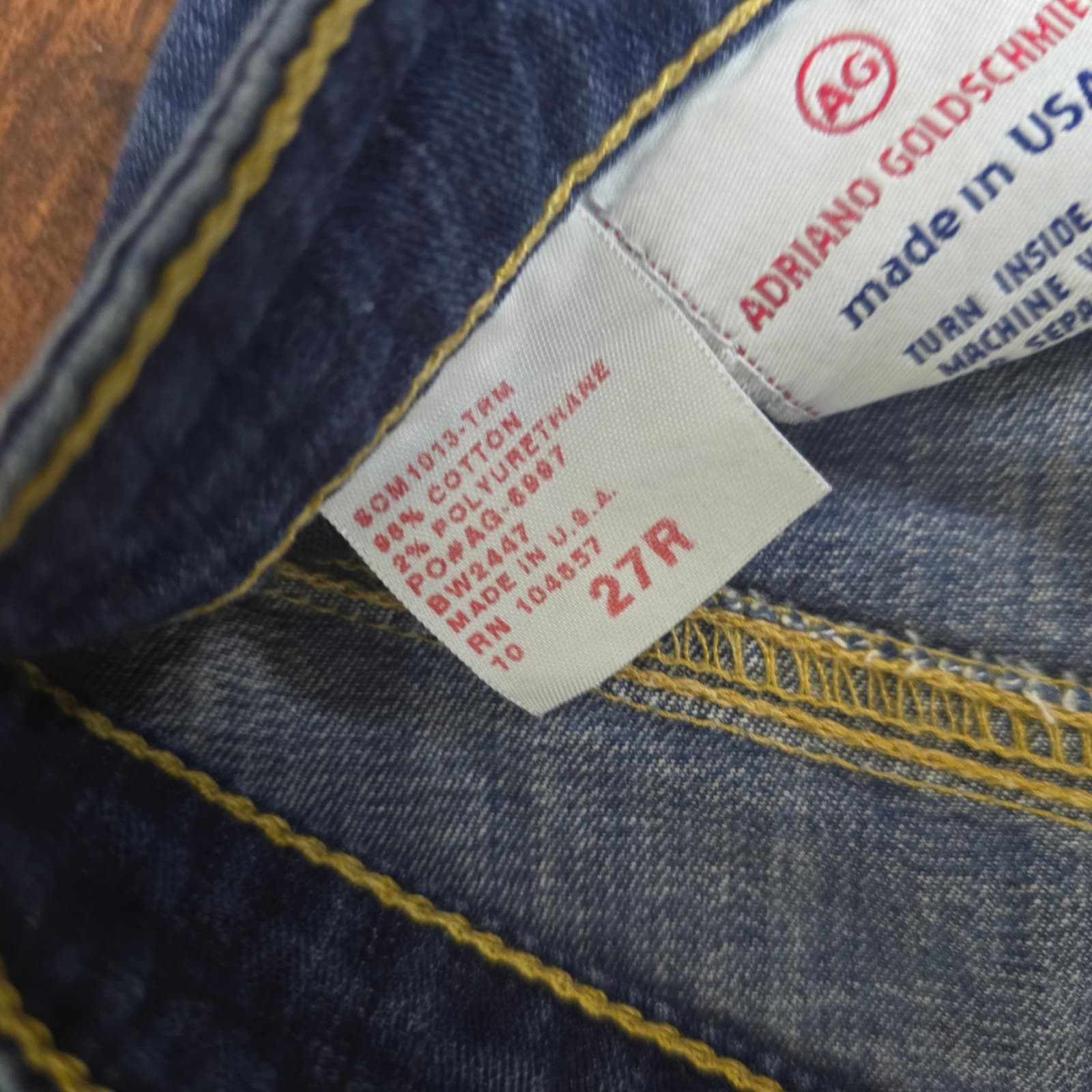 AG Jeans The Angel Low Rise Bootcut Jeans - 27R - Thumbnail 10