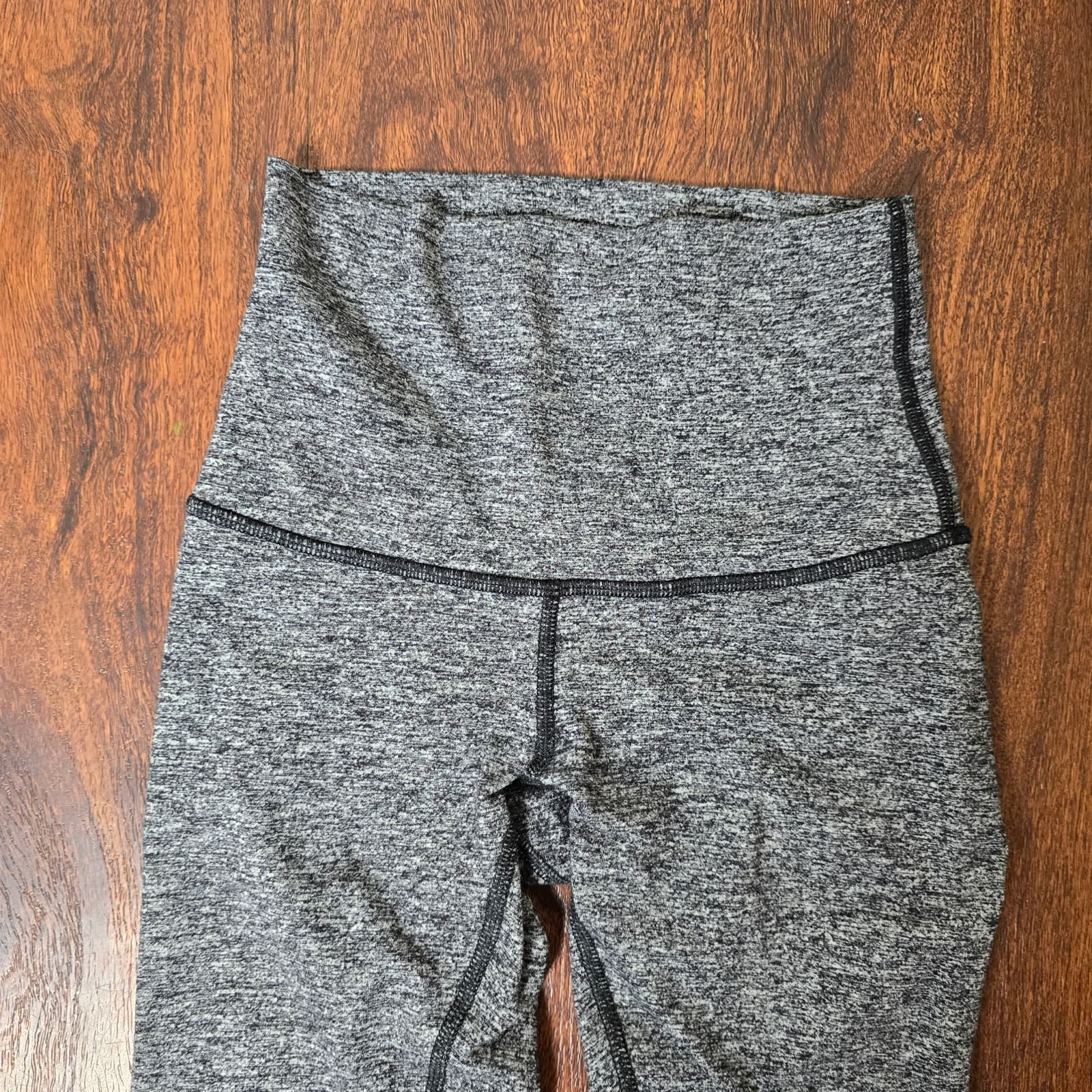 Lululemon Wunder Under Hi-Rise Tight *28" Heathered Black Size 2 - Thumbnail 6