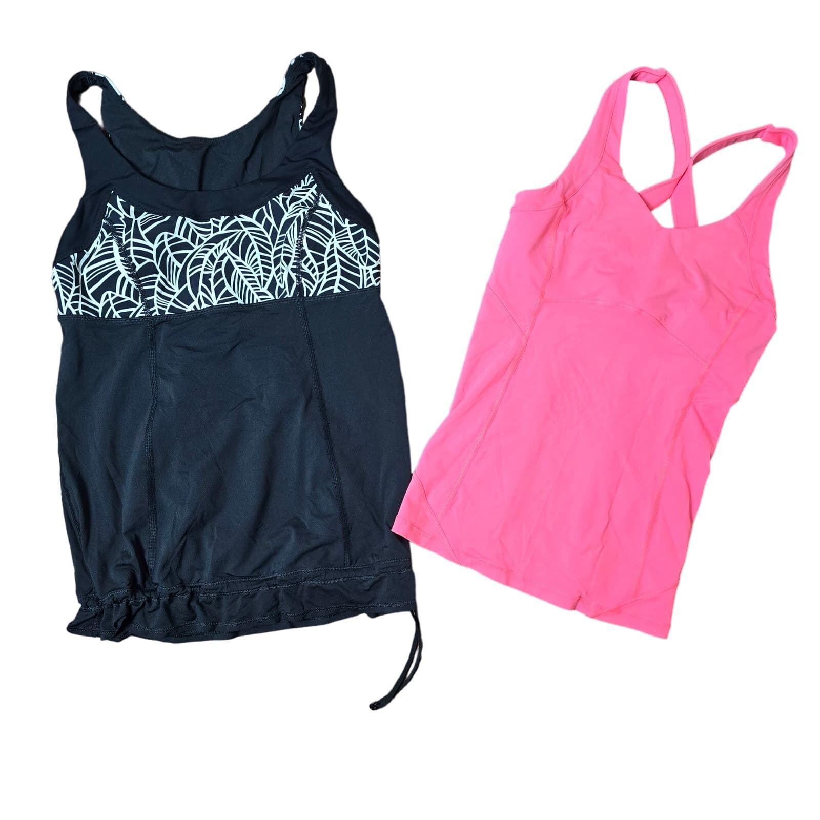 Lululemon Run: Ta Ta Topper & Kanto Catch Me Tank Flash Light, Size 6 - Image 1