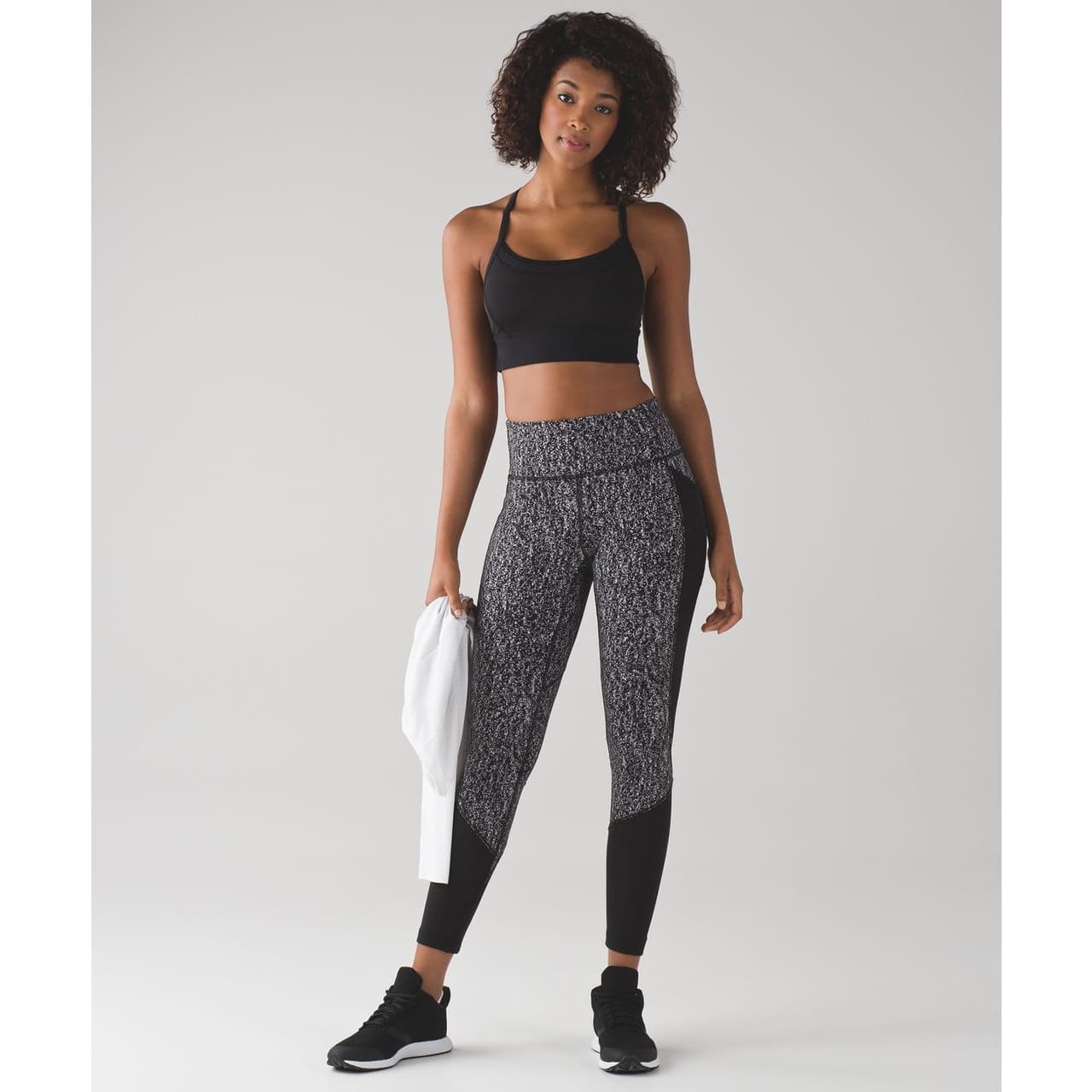 Lululemon Fit Physique Tight Luon Suited Jacquard Black White / Black - Thumbnail 9