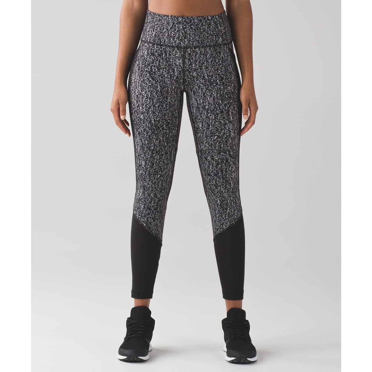 Lululemon Fit Physique Tight Luon Suited Jacquard Black White / Black - Thumbnail 8