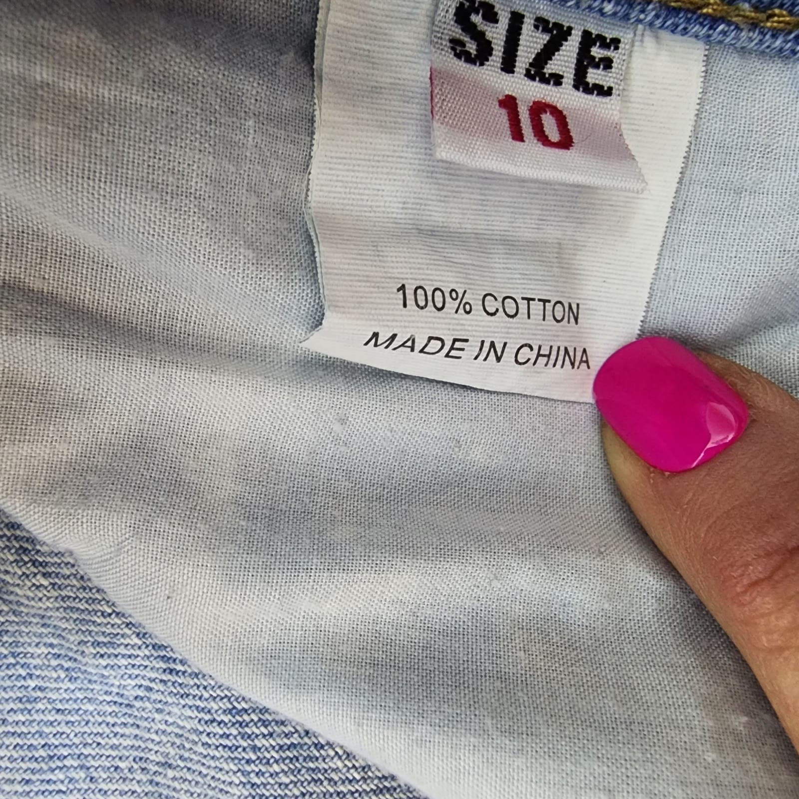 Princess Polly Light Wash Rolled Cuff Destroyed Boyfriend Cut Jeans, Size 6 - Thumbnail 10