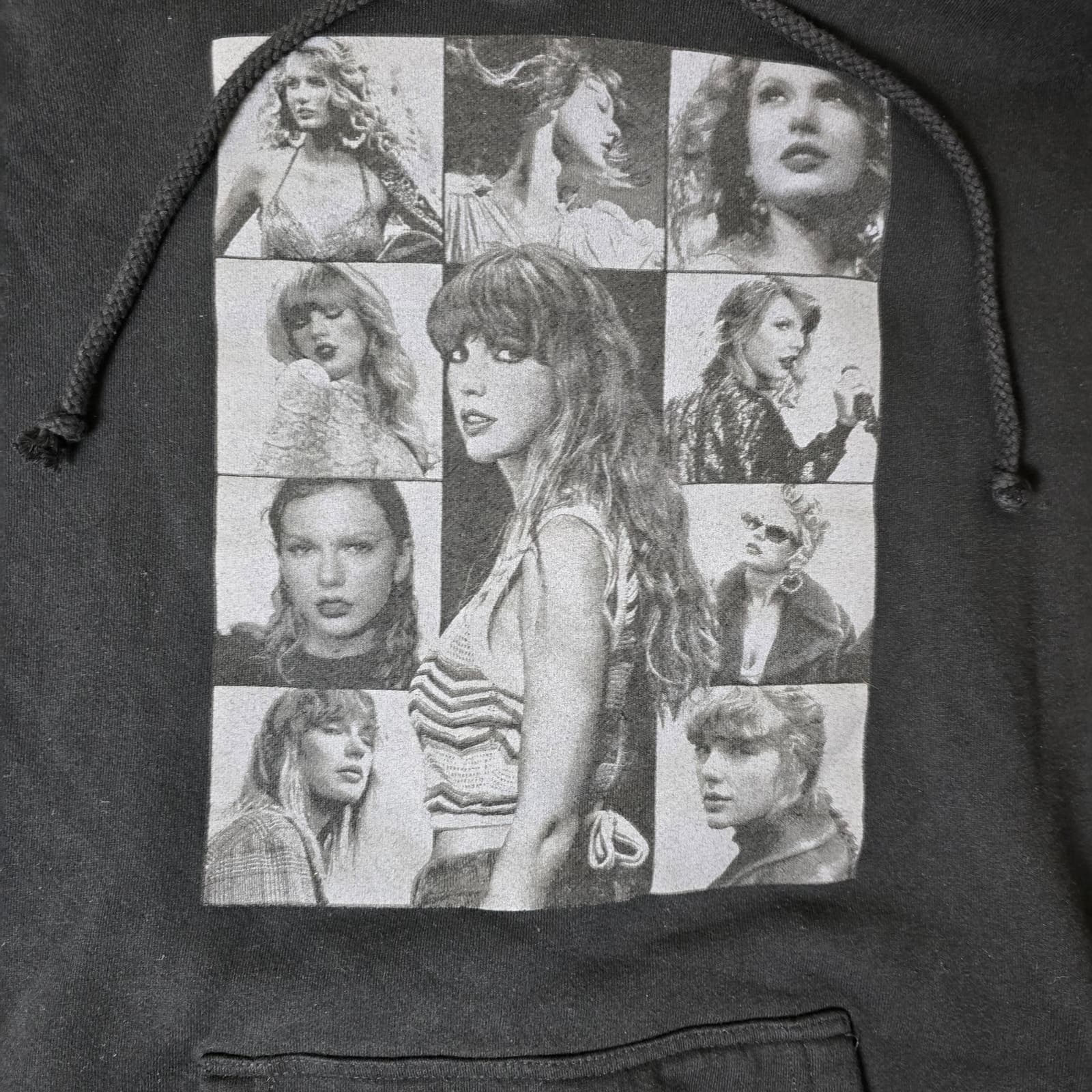 Taylor Swift Black Eras Tour Official Merchandise Merch Hoodie NWOT Large - Thumbnail 4