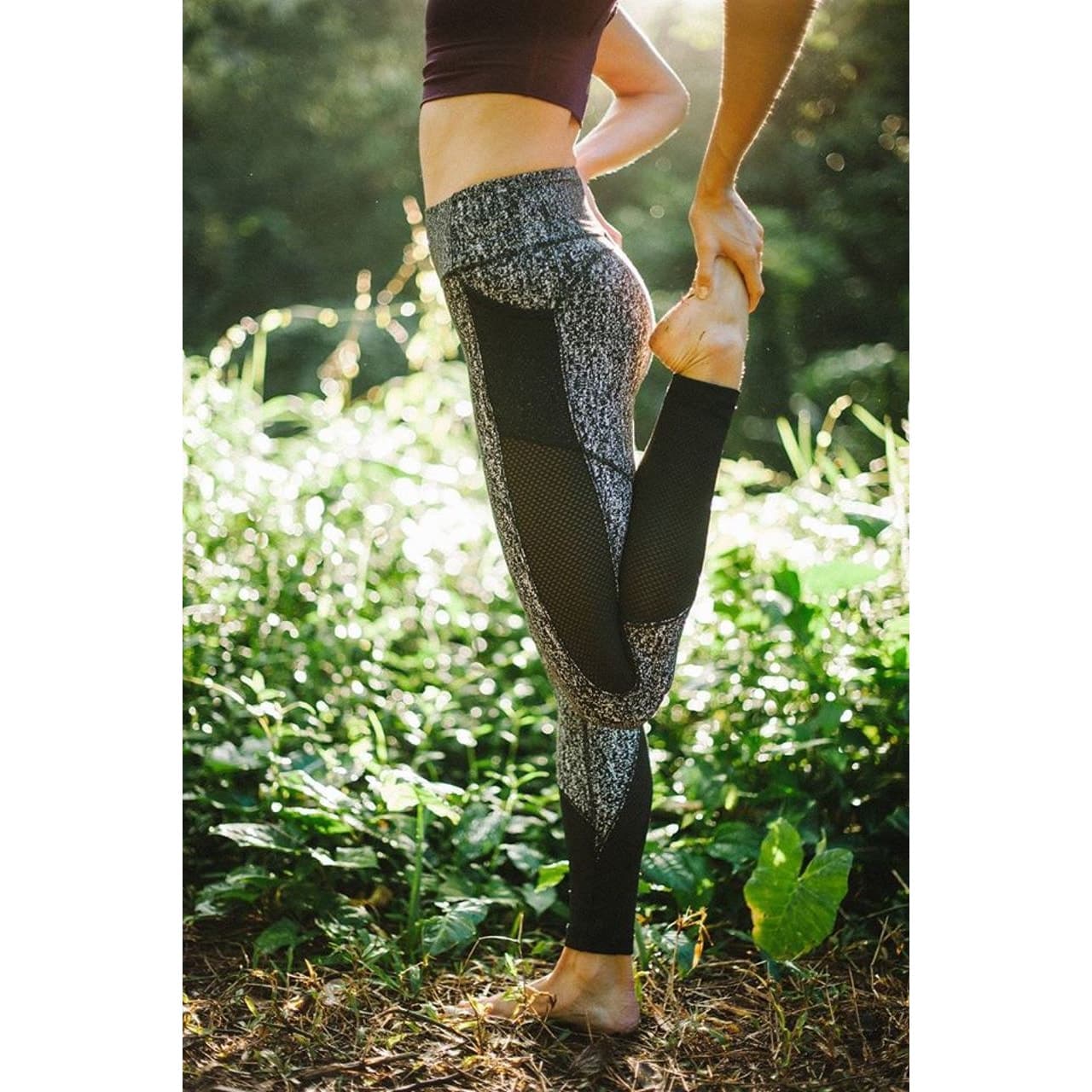 Lululemon Fit Physique Tight Luon Suited Jacquard Black White / Black - Thumbnail 7