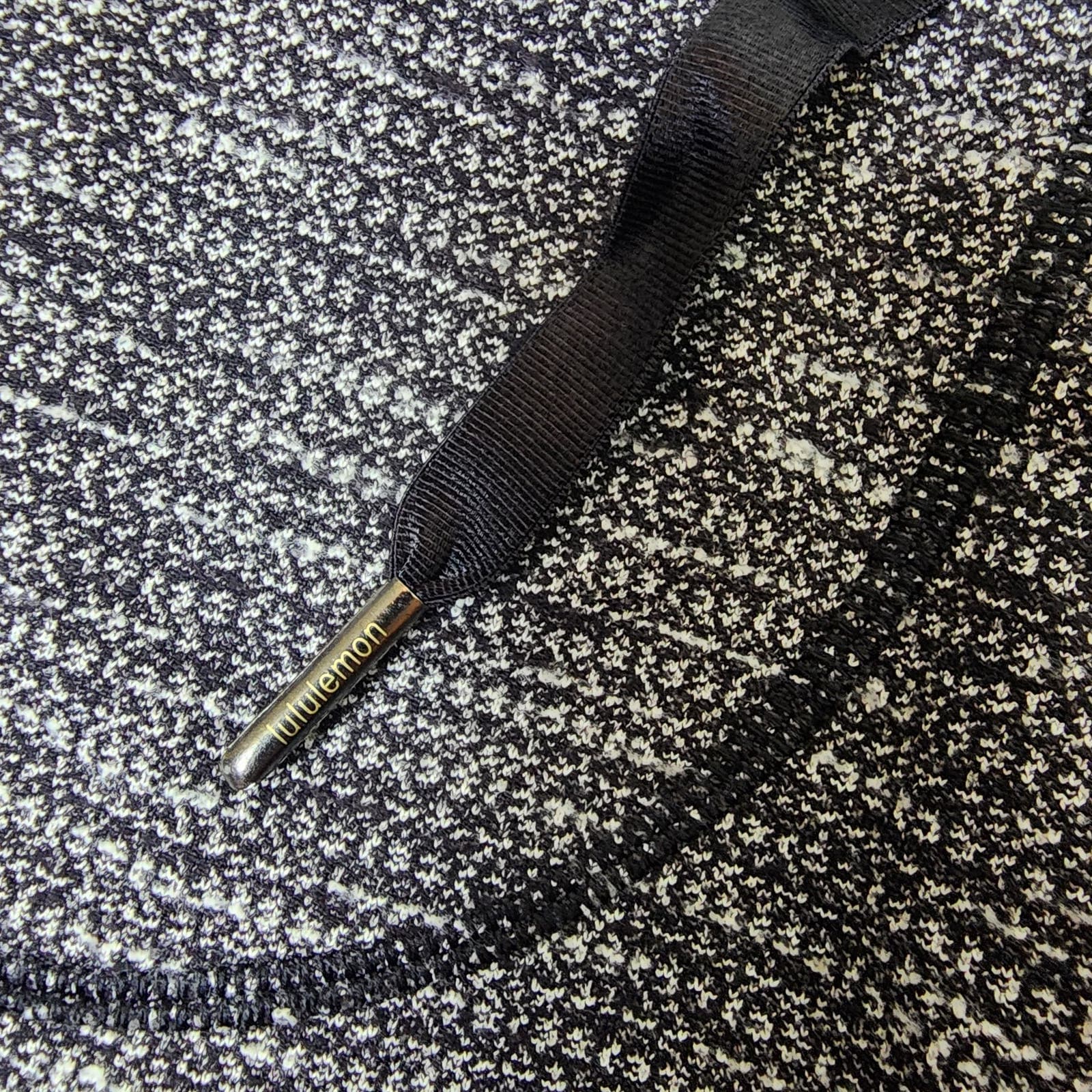 Lululemon Skinny Will Pant Full-On Luon Variegated Knit Black Heathered Black - Thumbnail 6