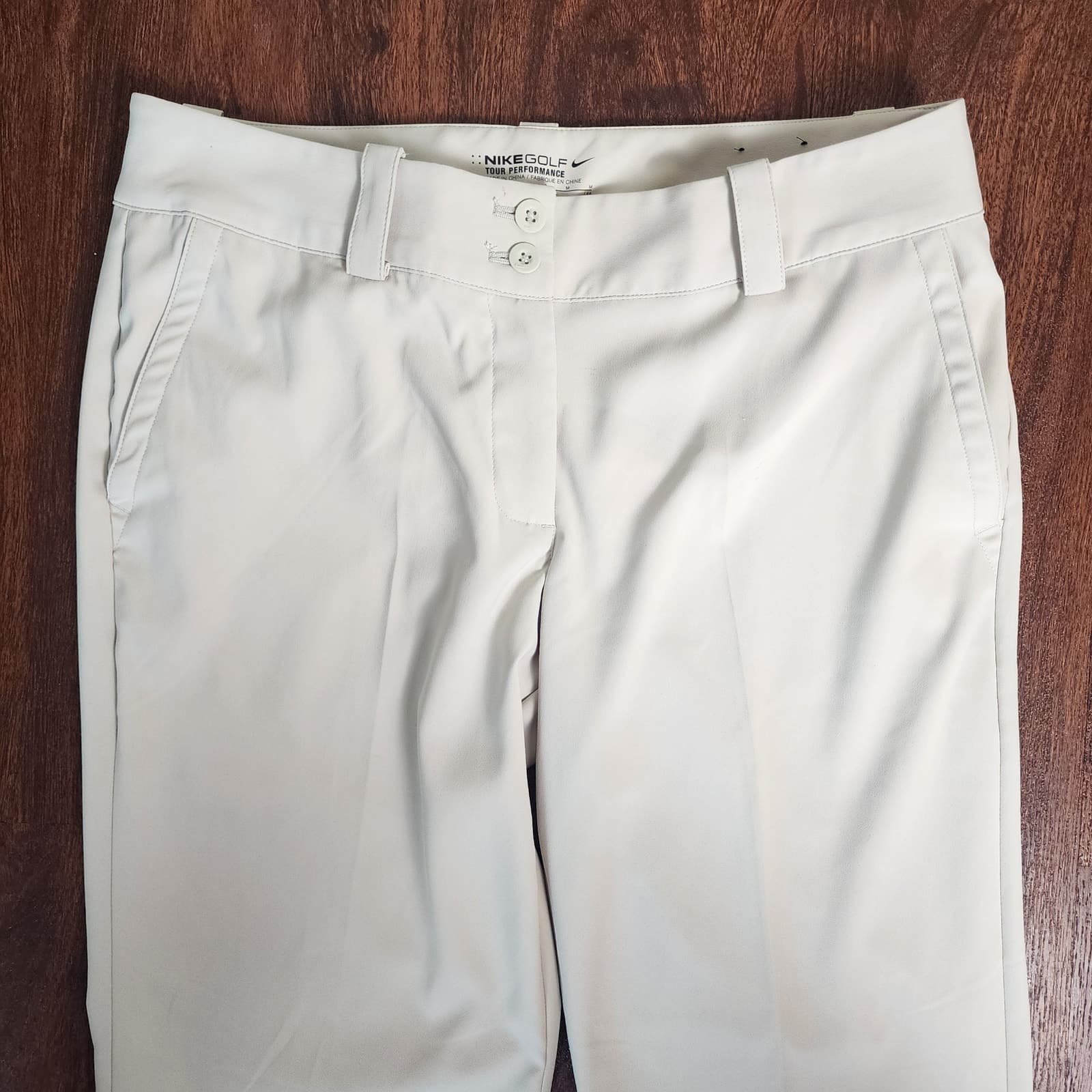 Nike Golf Tour Performance Modern Rise Tech Pant in Khaki, Size 8 - Thumbnail 2