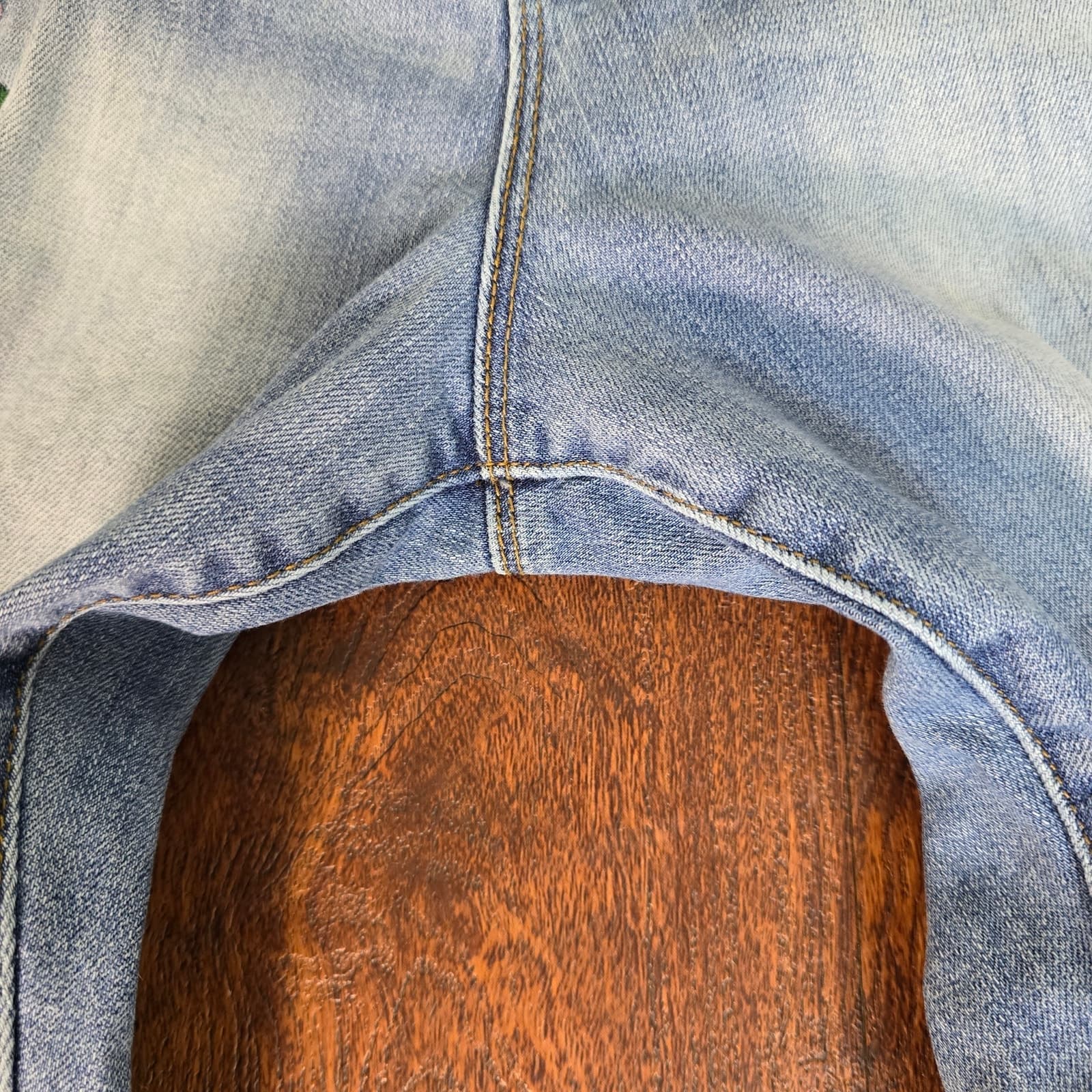 Kut From The Kloth Reese Ankle Straight Rose Embroidered Distressed Ankle Jeans - Thumbnail 5