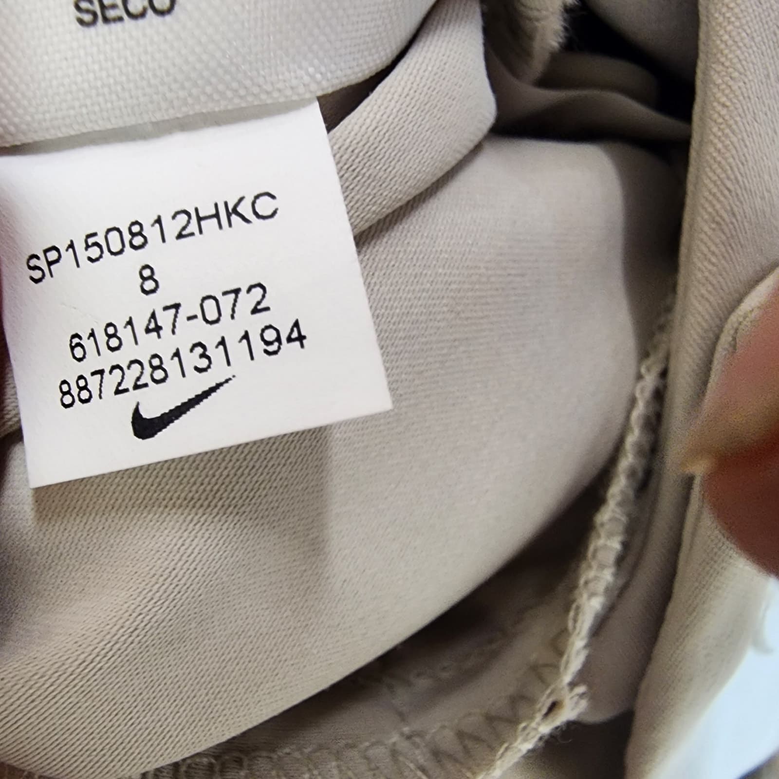 Nike Golf Tour Performance Modern Rise Tech Pant in Khaki, Size 8 - Thumbnail 9