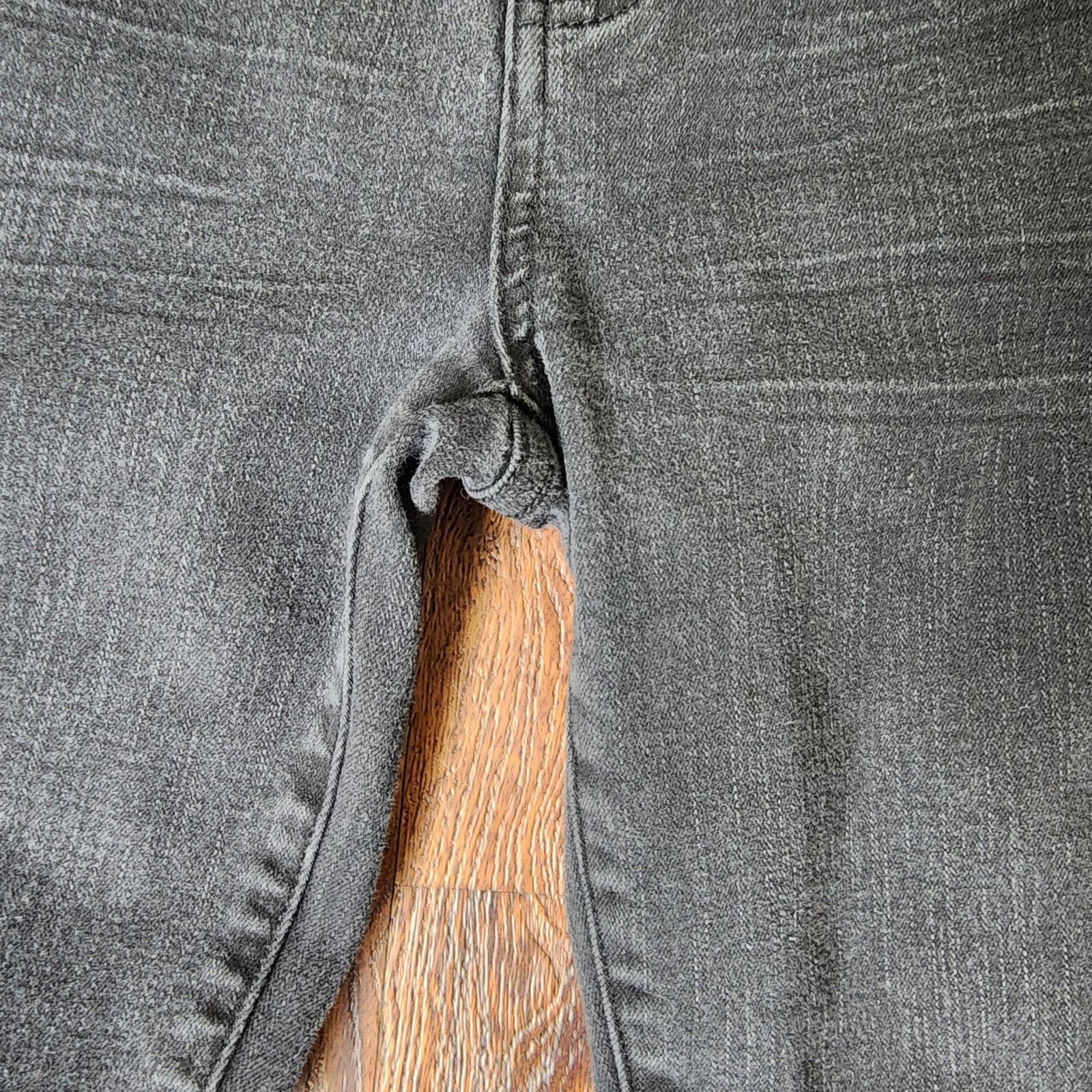 Judy Blue Black, Mid-Rise Destroyed Slim Fit Raw Hem Jeans, Size 3/26 JB88137 - Thumbnail 7