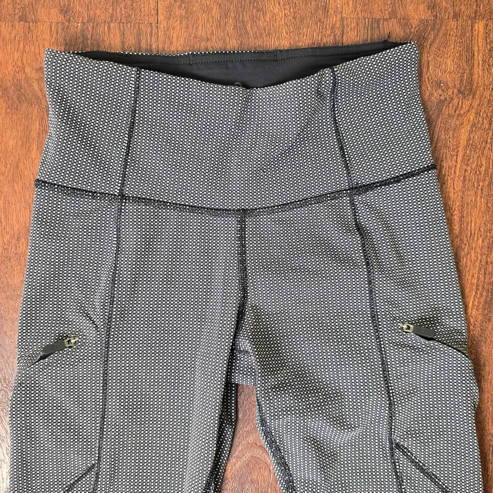 Lululemon Cadence Crusher Tight Power Luxtreme Tiny Geo Black White Size 4 - Thumbnail 6