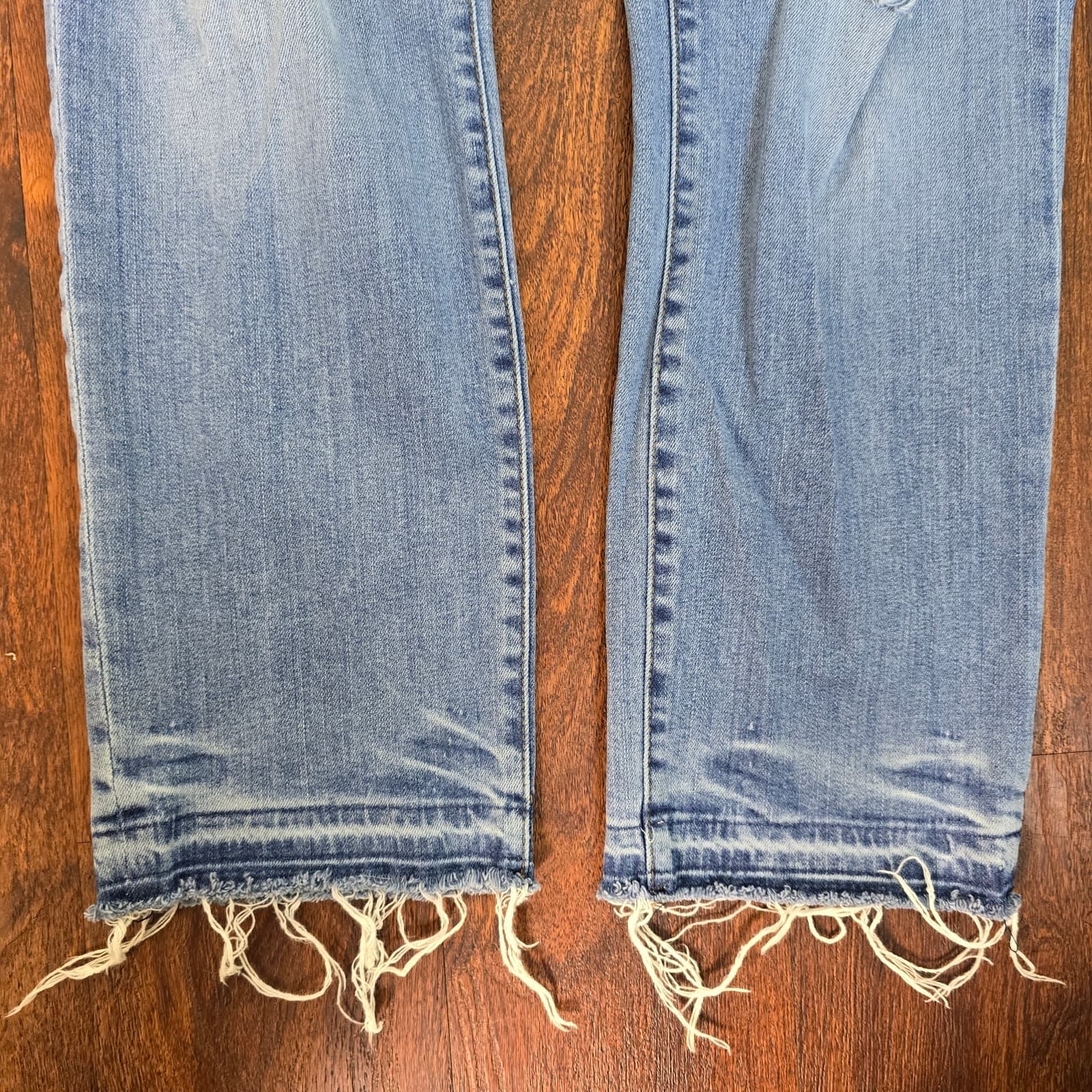 Kut From The Kloth Reese Ankle Straight Rose Embroidered Distressed Ankle Jeans - Thumbnail 8