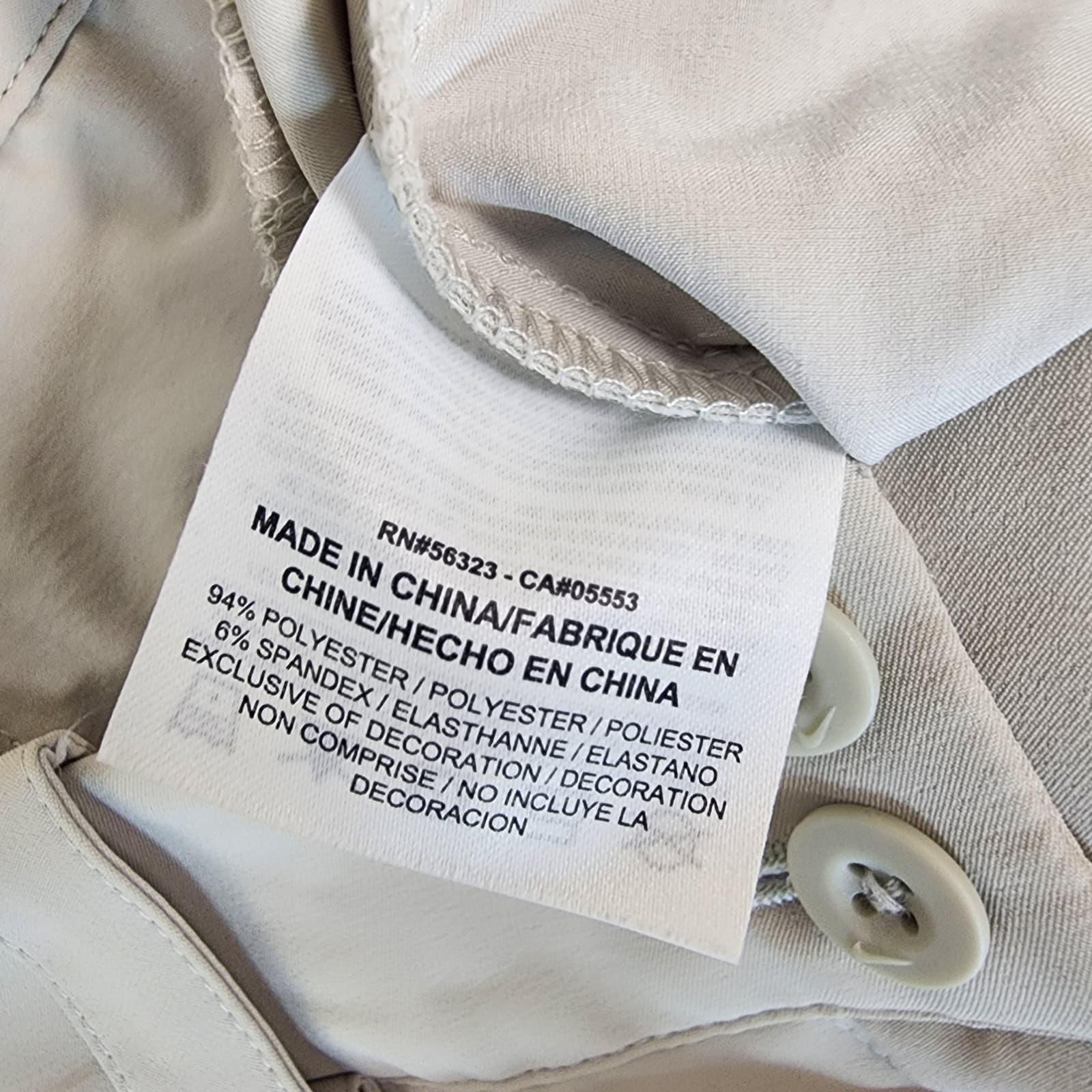 Nike Golf Tour Performance Modern Rise Tech Pant in Khaki, Size 8 - Thumbnail 8