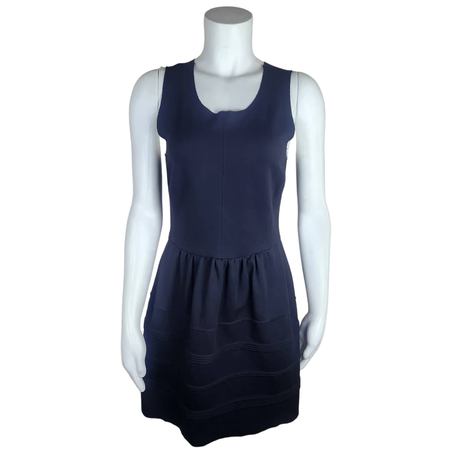 Madewell Knit Scuba Telegram Sleeveless Mini Dress, Small - Image 1