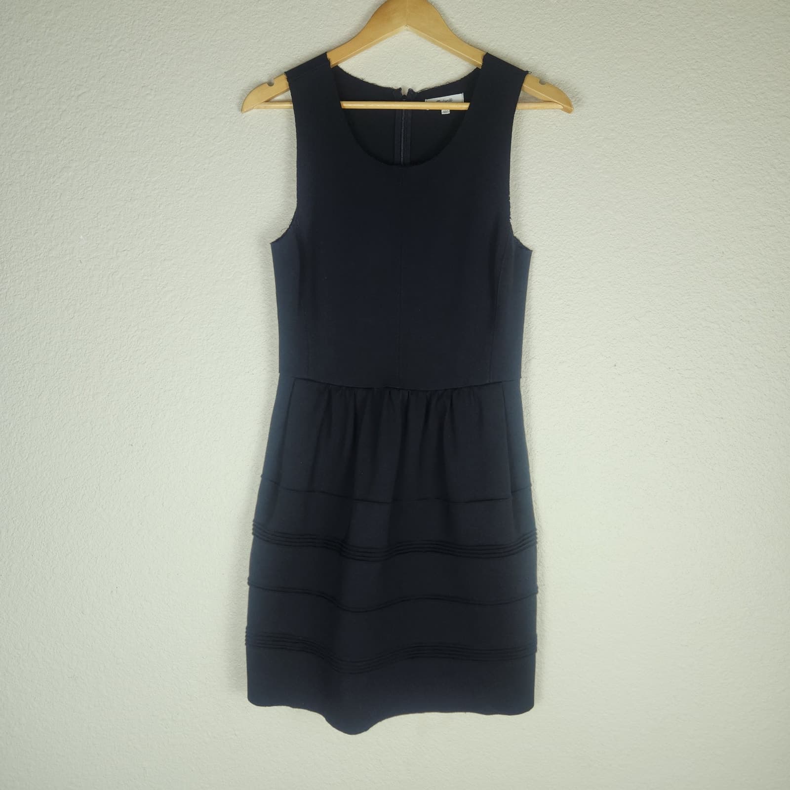 Madewell Knit Scuba Telegram Sleeveless Mini Dress, Small - Thumbnail 3