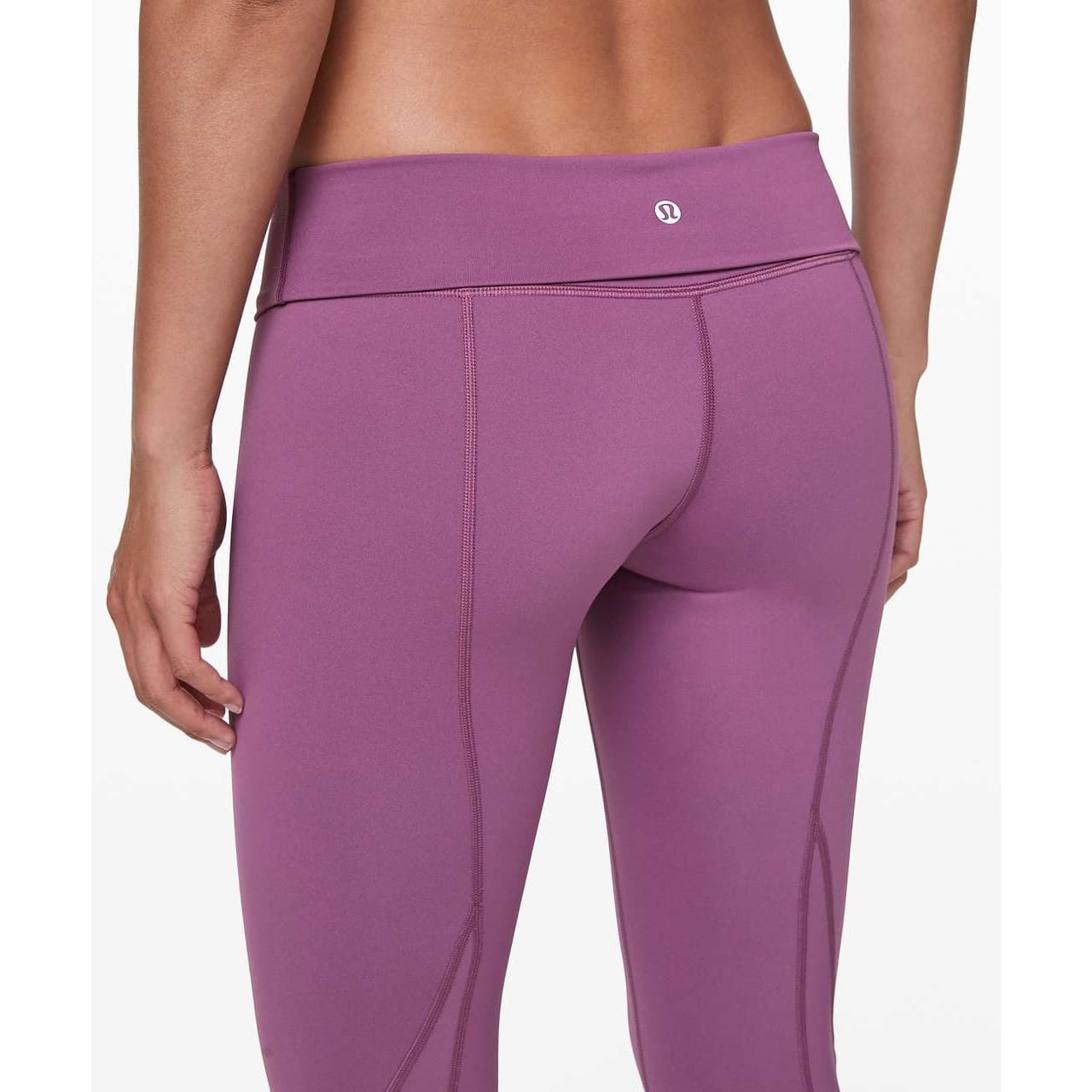 Lululemon Wunder Under Crop II *Roll Down Scallop Full-On Luxtreme 24" - Thumbnail 4