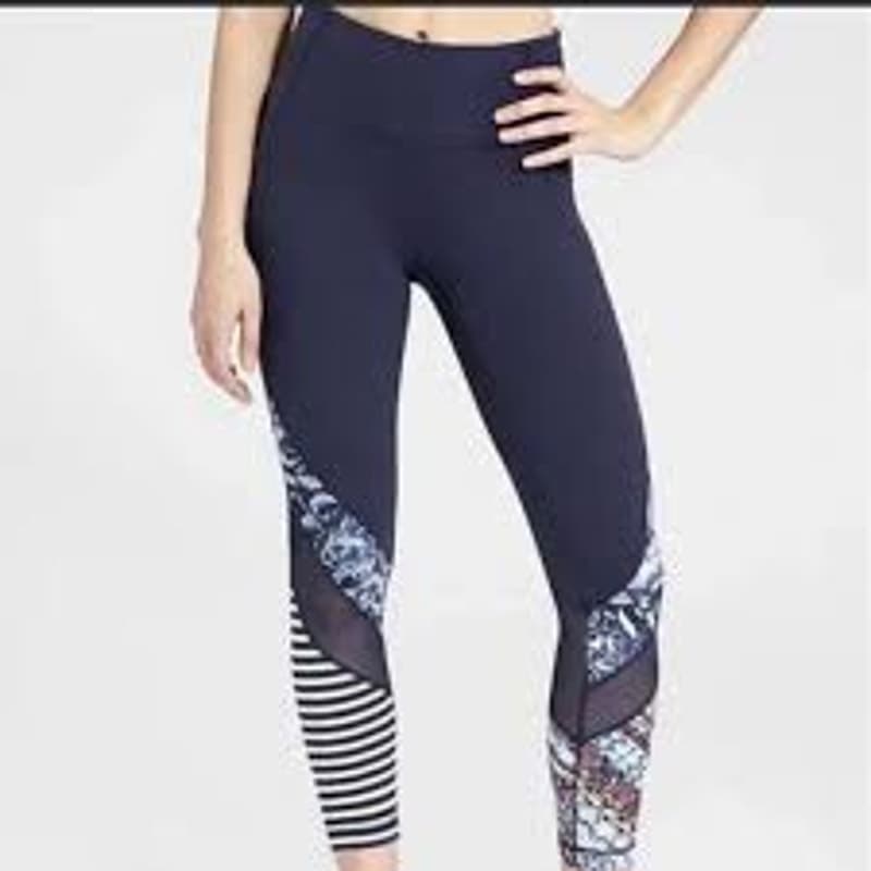 Athleta Leggings Bundle Elation Tight & Mix Print Salutation Tight, XS - Thumbnail 5