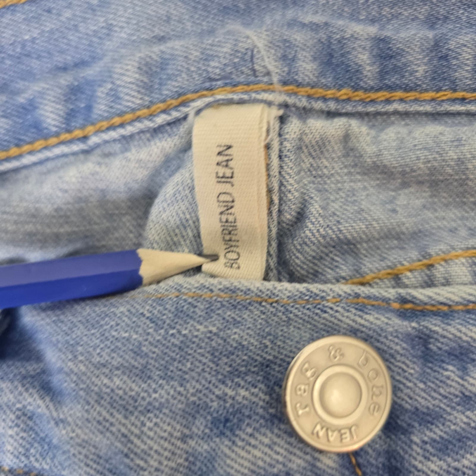 rag & bone The Dre Jean Mid-Rise Rolled Cuff Distressed Boyfriend, Size 27 - Thumbnail 9