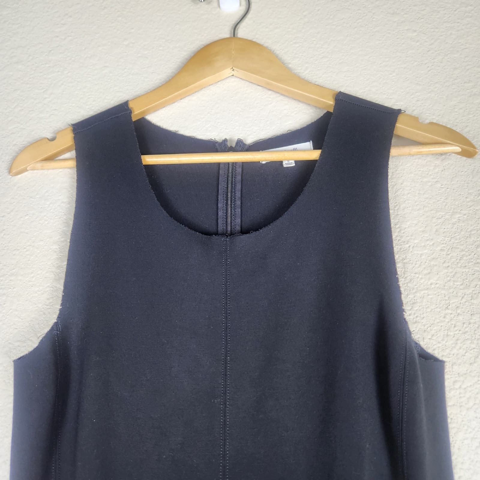 Madewell Knit Scuba Telegram Sleeveless Mini Dress, Small - Thumbnail 9