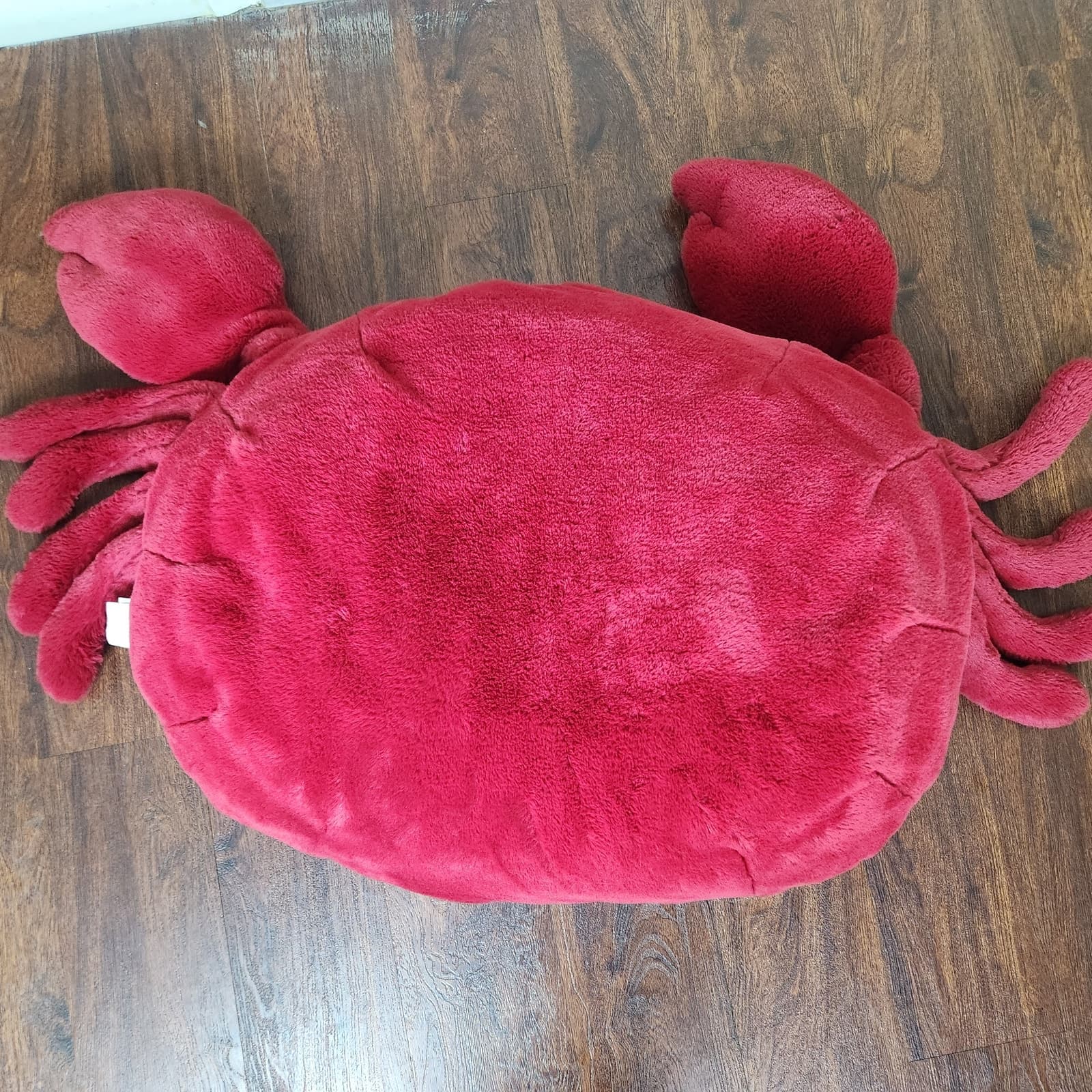 RARE GIANT JUMBO Frolics Crab Ocean Creatures Plush Pillow Toy Stuffed Animal - Thumbnail 3