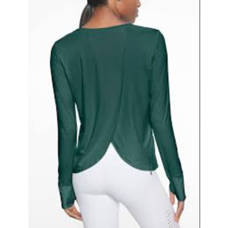Athleta Pacifica Contoured & Sunlover UPF Tulip Back Long Sleeve Tops - XS - Thumbnail 3