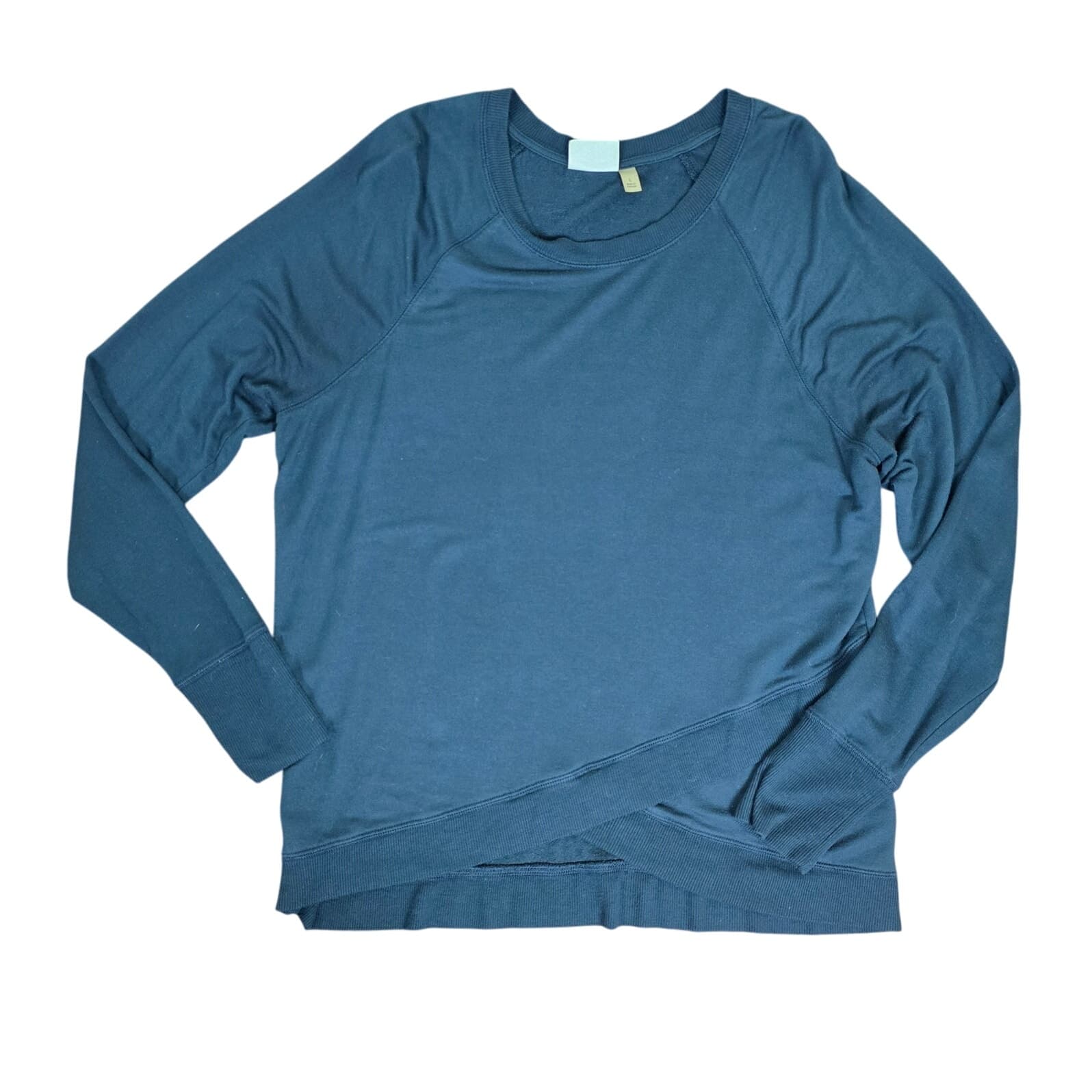 Athleta Criss Cross Sweatshirt - Color: Abyss (Blue) - Large - 489051 - Image 1