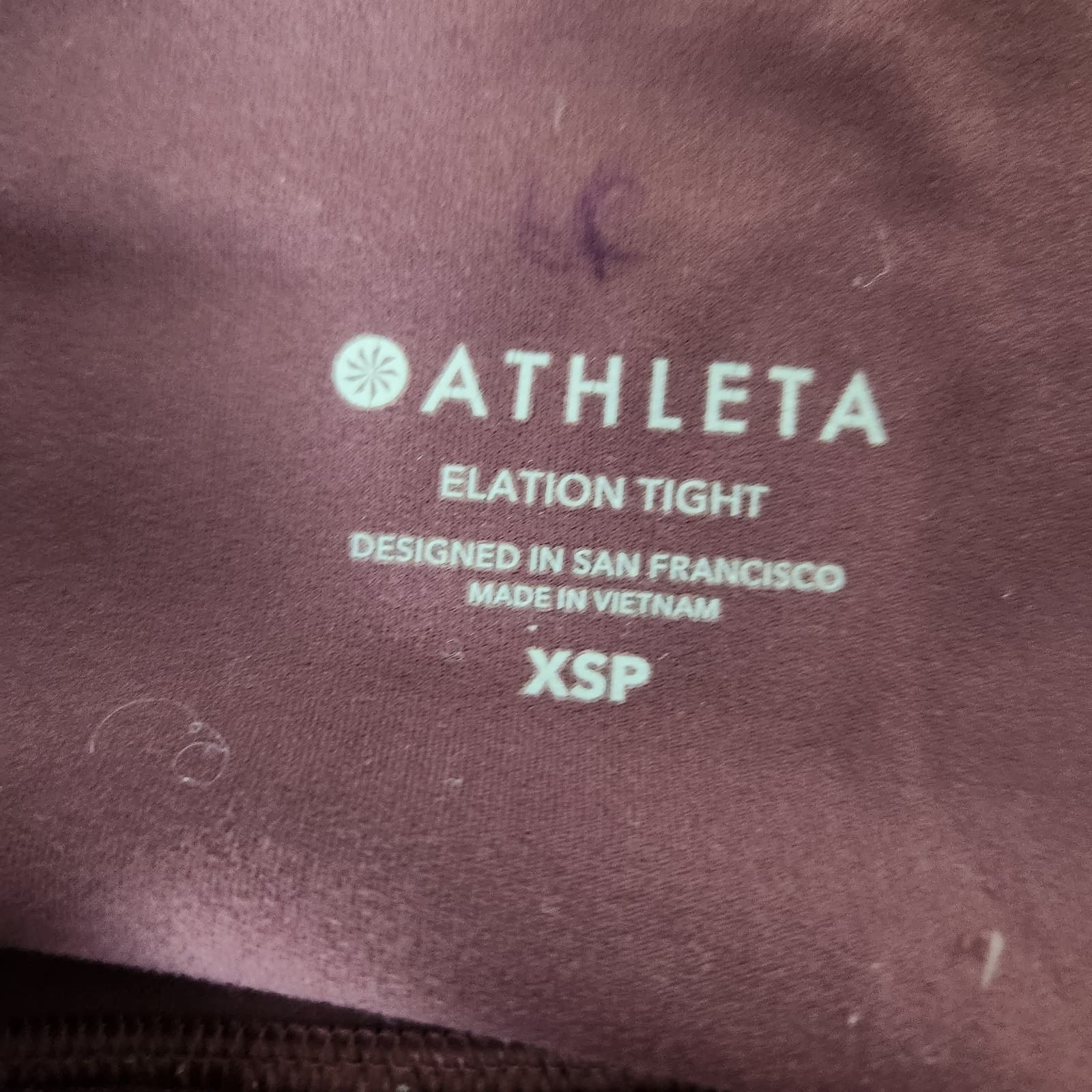 Athleta Leggings Bundle Elation Tight & Mix Print Salutation Tight, XS - Thumbnail 4