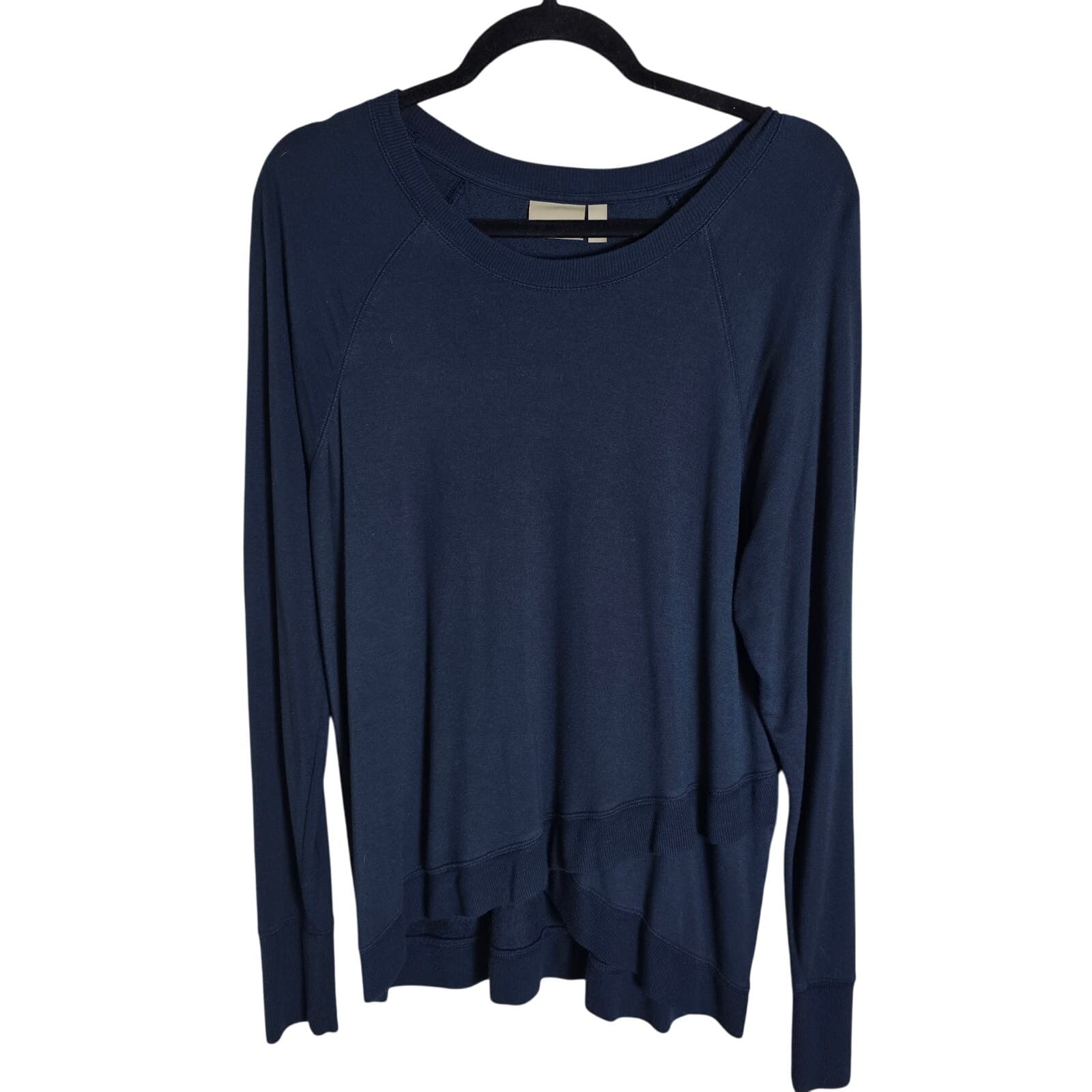 Athleta Criss Cross Sweatshirt - Color: Abyss (Blue) - Large - 489051 - Thumbnail 3