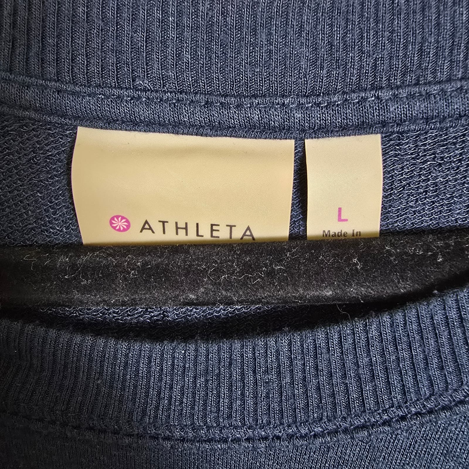 Athleta Criss Cross Sweatshirt - Color: Abyss (Blue) - Large - 489051 - Thumbnail 5
