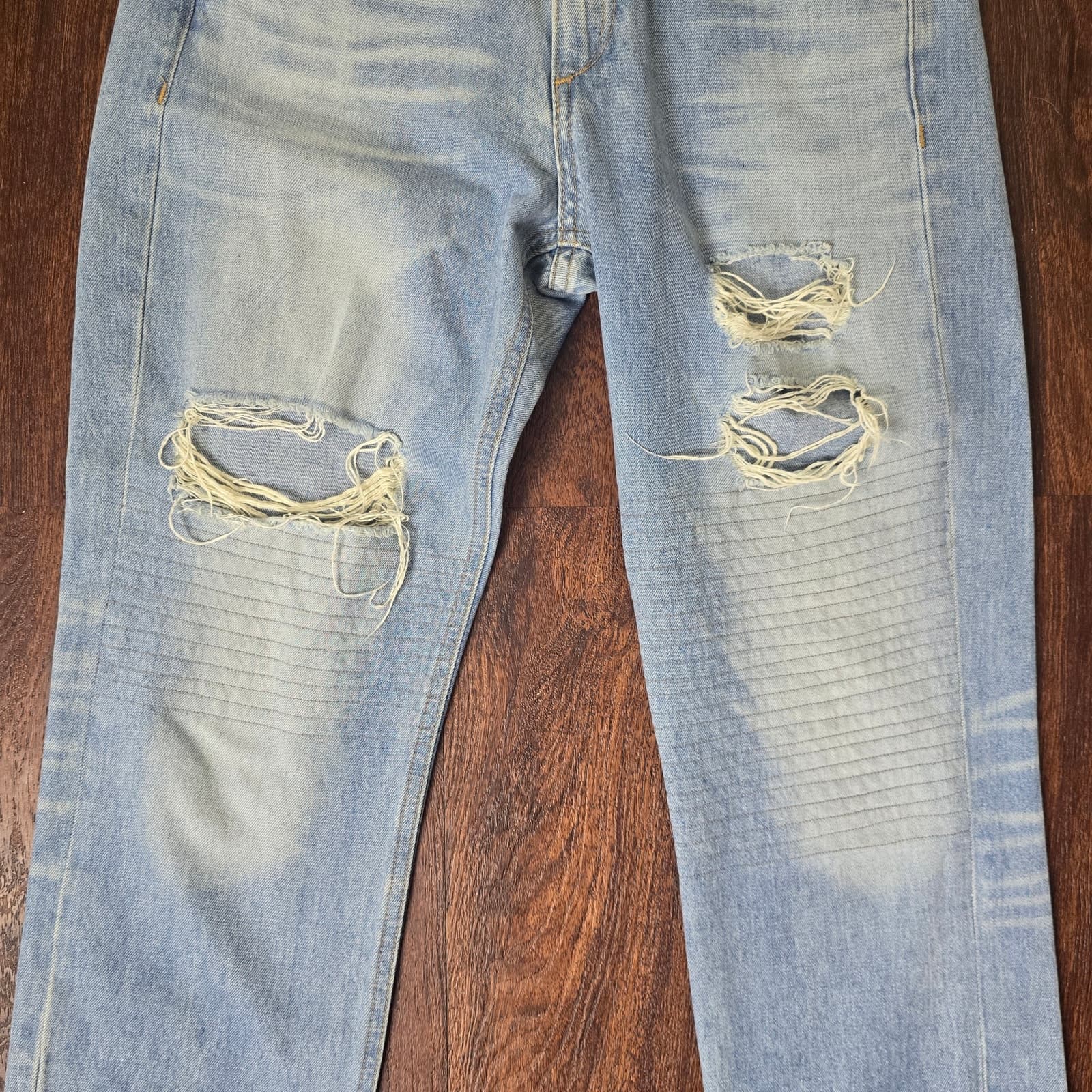 rag & bone The Dre Jean Mid-Rise Rolled Cuff Distressed Boyfriend, Size 27 - Thumbnail 5