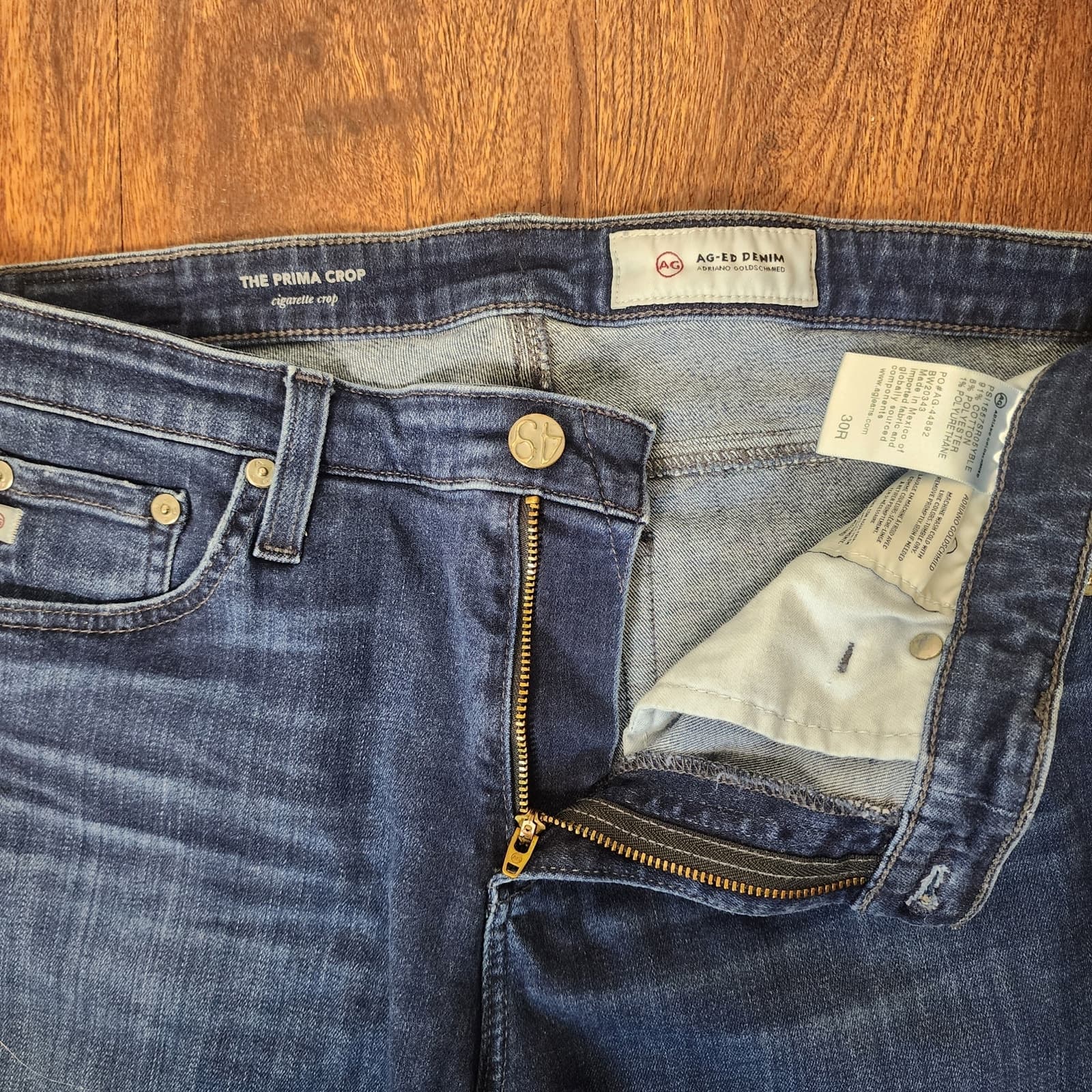 AG Jeans The Prima High Rise Cigarette Crop, Size 30R - Thumbnail 6