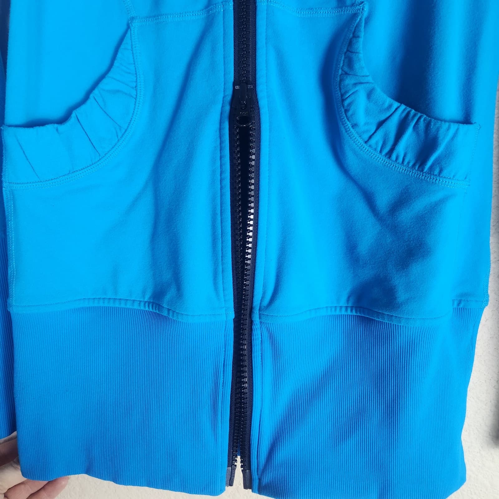 Lululemon Gather Together Gather Up Zip Up Jacket in Kayak Blue, Size 6wwwwwwww - Thumbnail 7