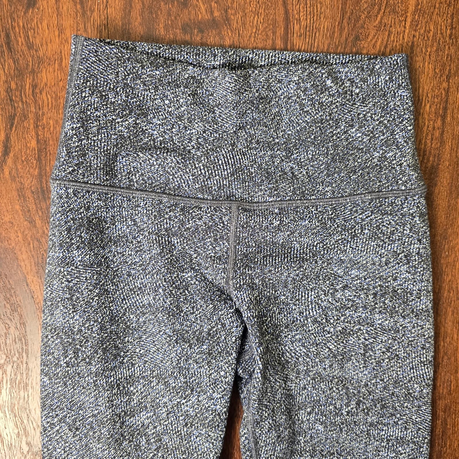 Lululemon Wunder Under Crop (Hi-Rise) *21" Fusion Jacquard Black Violet Viola - Thumbnail 4