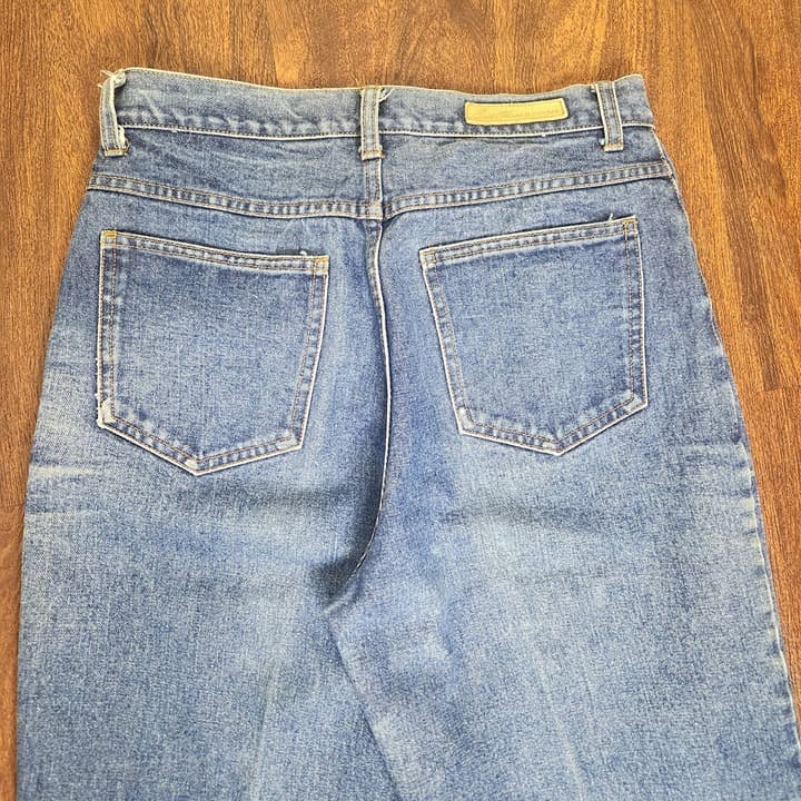 Vintage Bill Blass Jeans 100% Cotton 90s Mom Jeans Ultra High Rise, Size 8 - Thumbnail 9