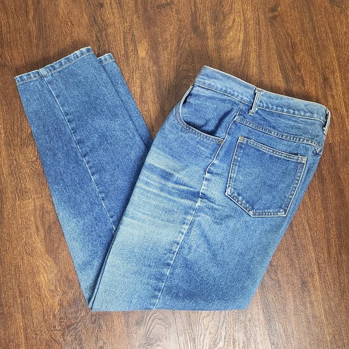 Vintage Bill Blass Jeans 100% Cotton 90s Mom Jeans Ultra High Rise, Size 8 - Thumbnail 3