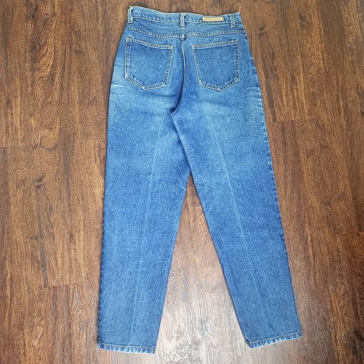Vintage Bill Blass Jeans 100% Cotton 90s Mom Jeans Ultra High Rise, Size 8 - Thumbnail 8