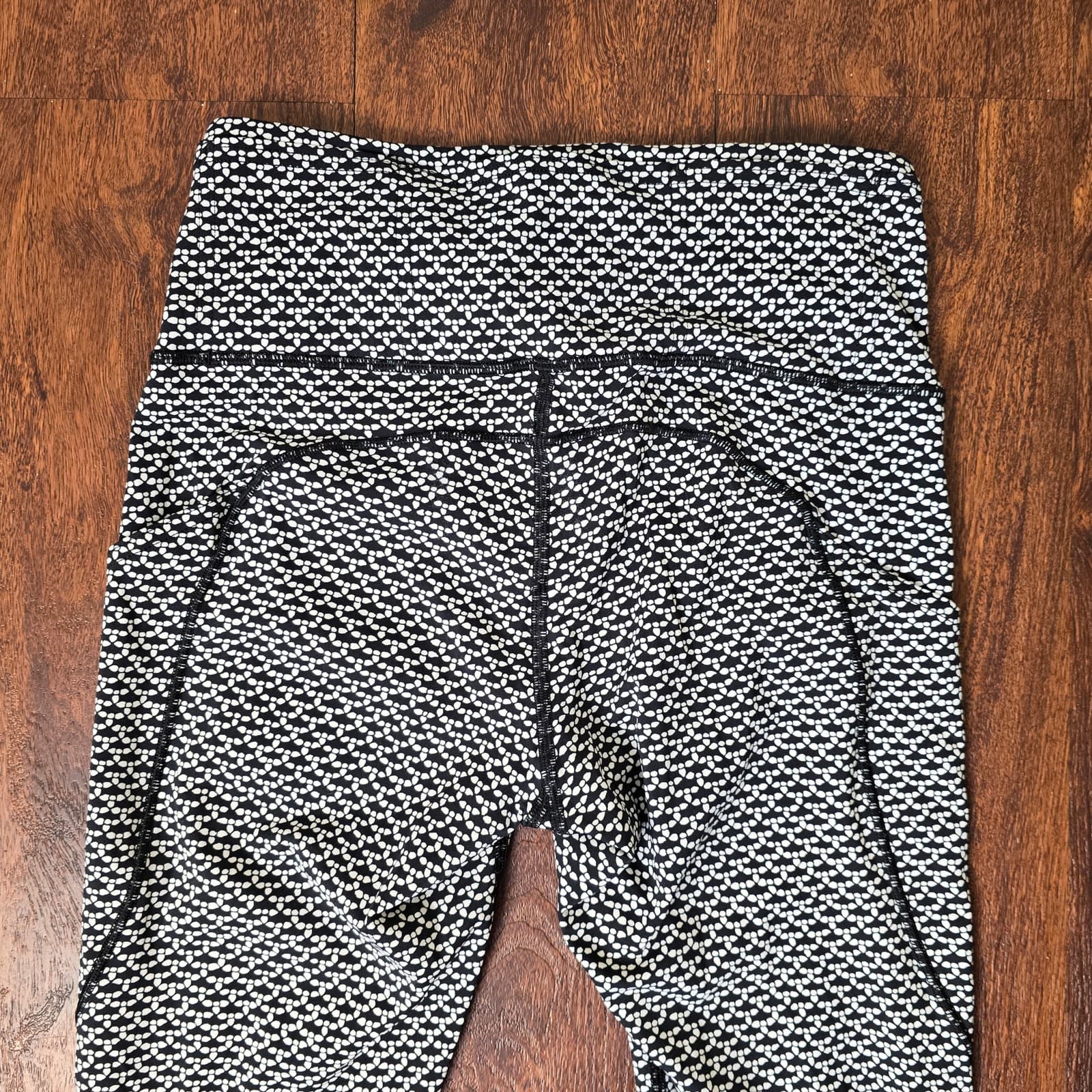 Lululemon Fast & Free 7/8 Tight II (Nulux 25") Monochromic Black Size 4 W5ATLS - Thumbnail 7