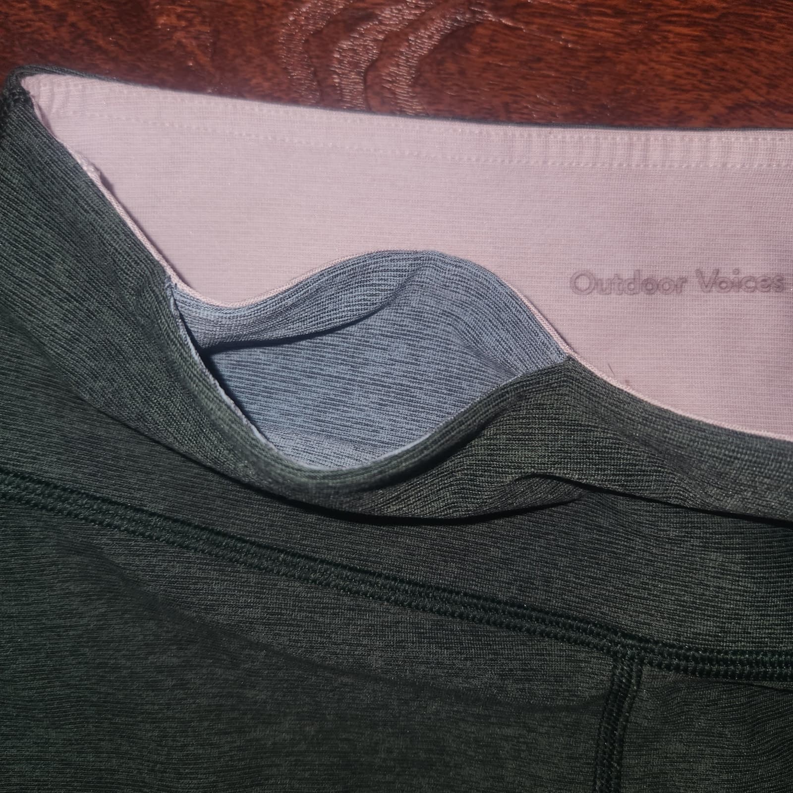 Outdoor Voices Springs 7/8 Length Color block Leggings, Size Small - Thumbnail 3