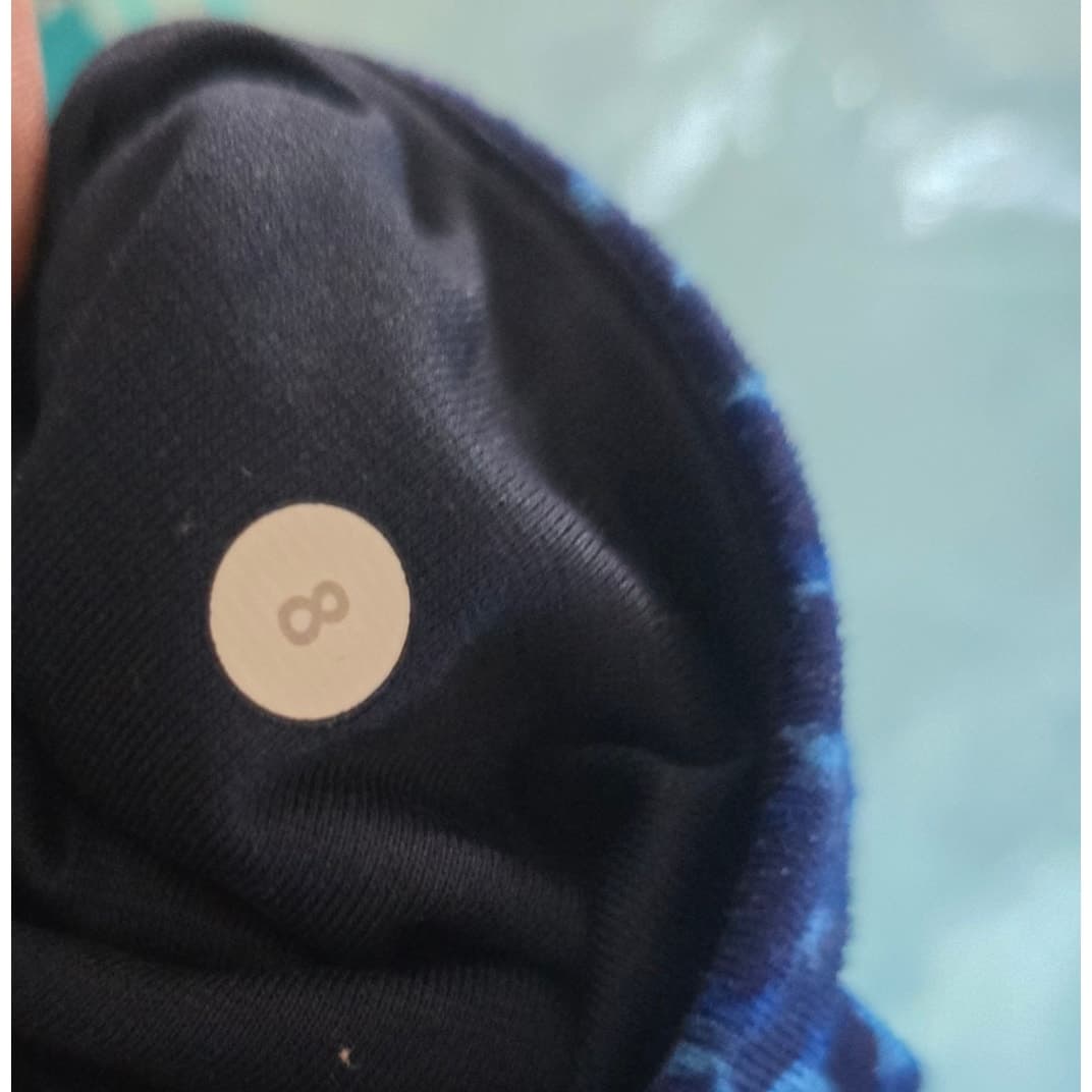 Lululemon Wunder Under Pant III Samba Snake Kayak Blue Hero Blue - Size 8 - Thumbnail 9