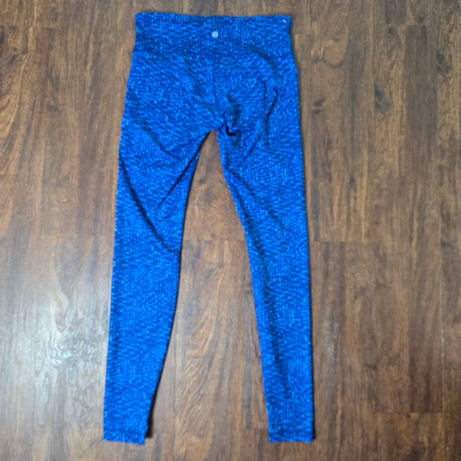 Lululemon Wunder Under Pant III Samba Snake Kayak Blue Hero Blue - Size 8 - Thumbnail 6