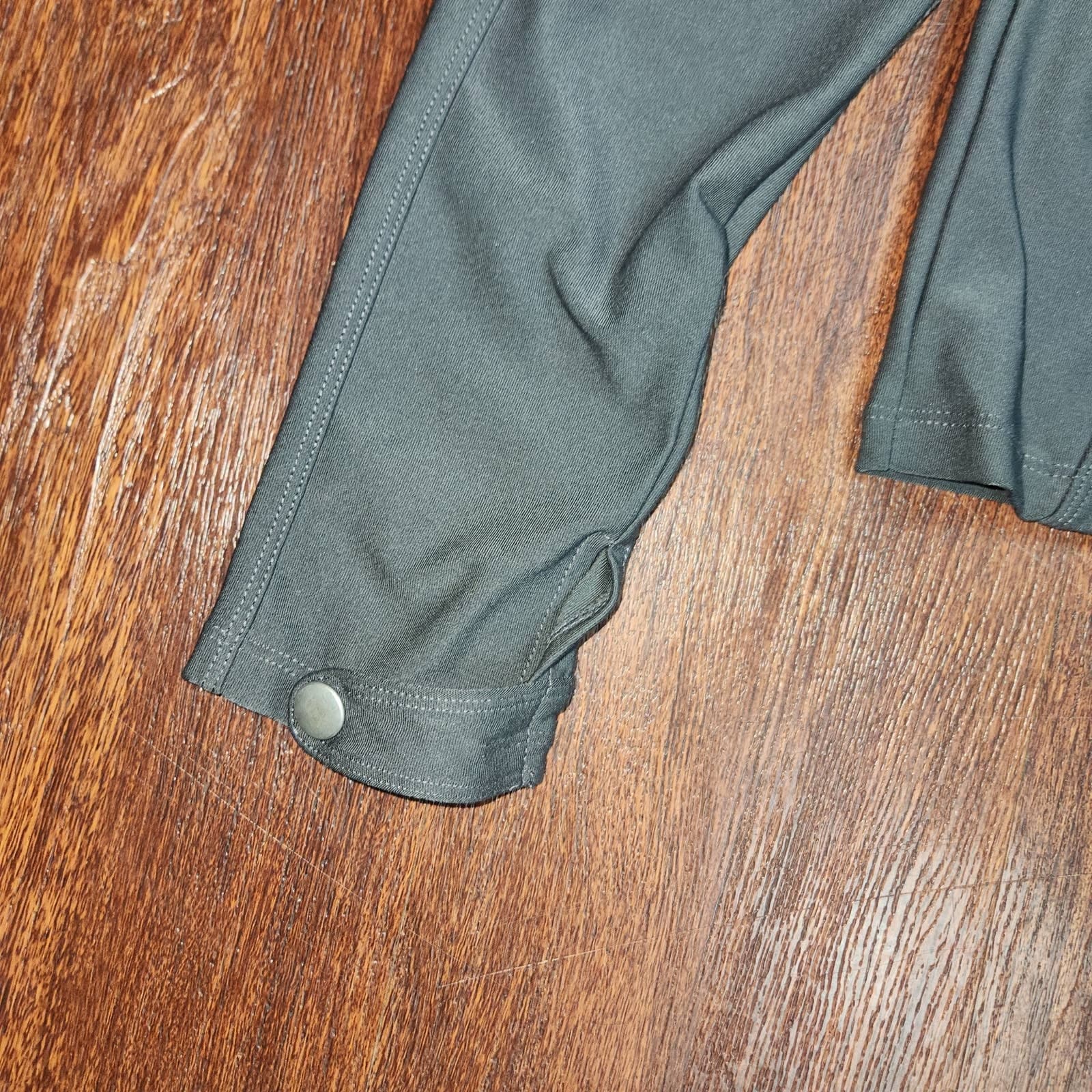 Nike Black Full Zip Moto Jacket, XS - Thumbnail 3