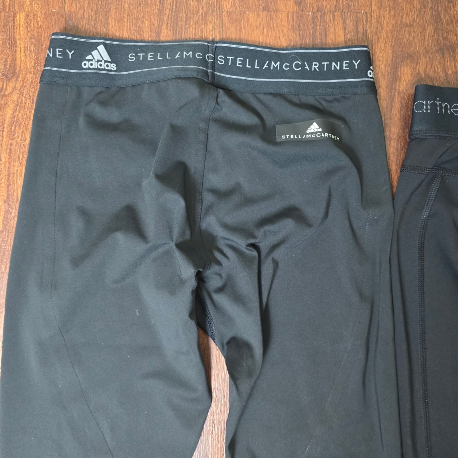 Adidas Stella McCartney Black Running Leggings Bundle - XS - Thumbnail 7