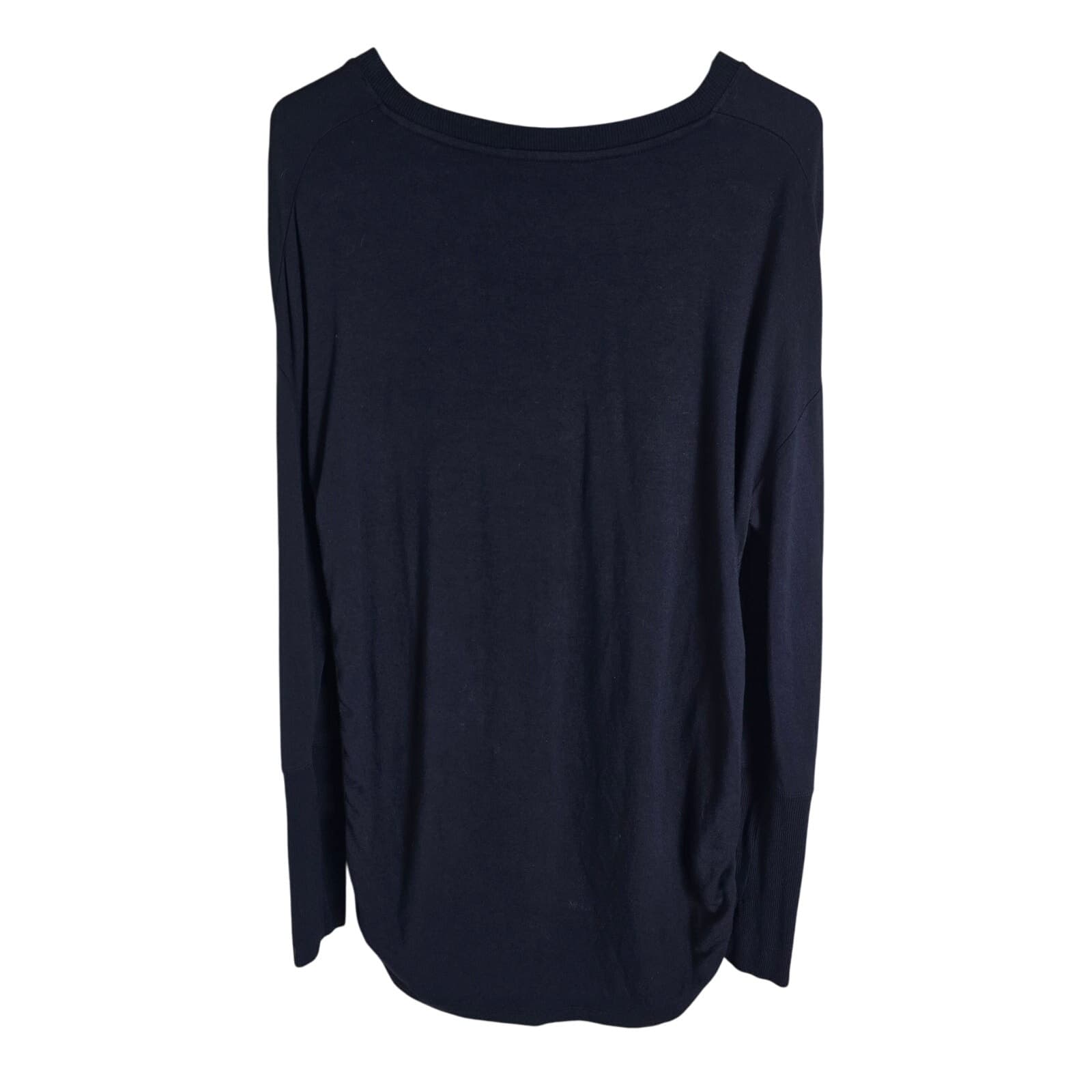 Athleta Drishti Ruched Sweatshirt - Medium - Black - 405166 - Thumbnail 3