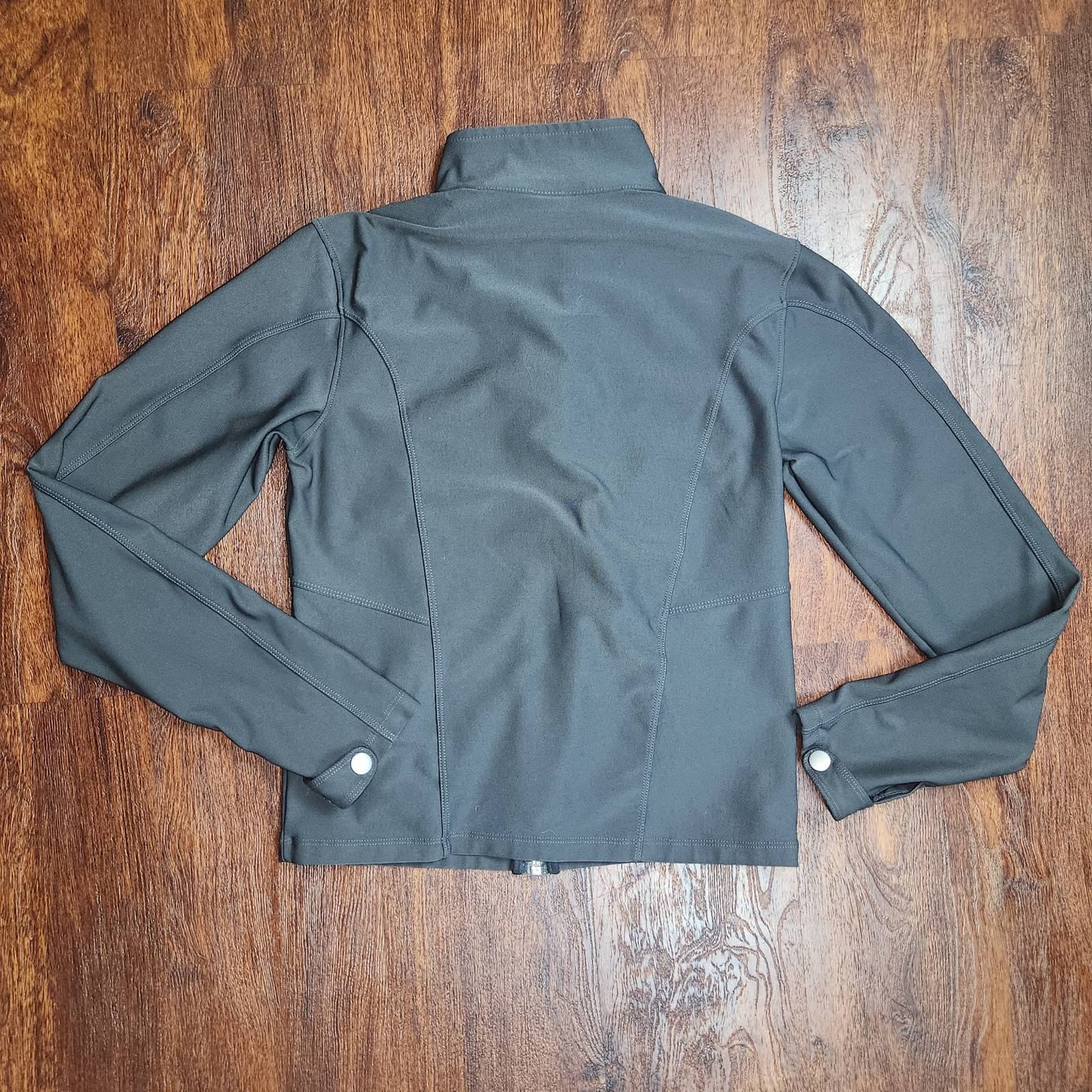 Nike Black Full Zip Moto Jacket, XS - Thumbnail 5
