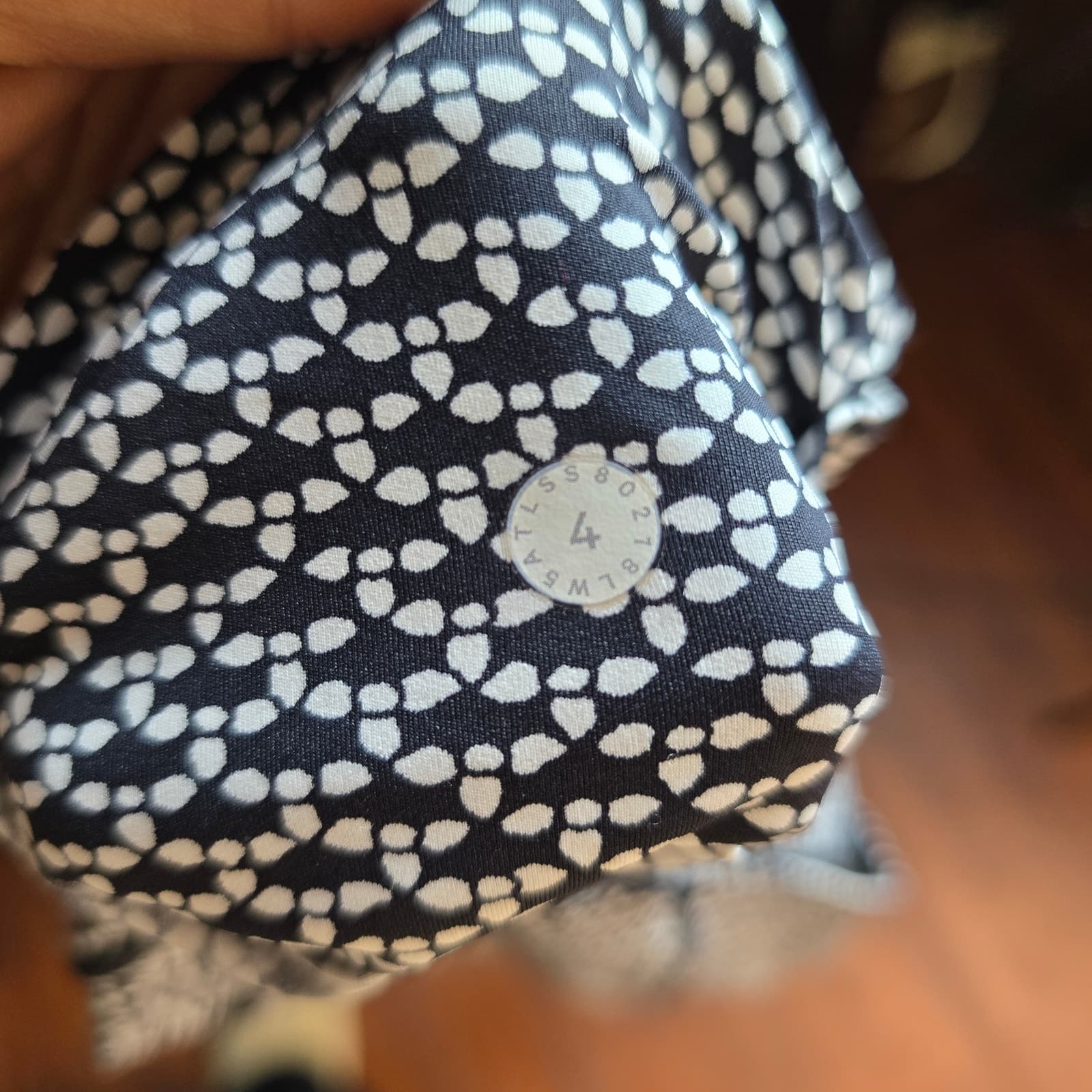 Lululemon Fast & Free 7/8 Tight II (Nulux 25") Monochromic Black Size 4 W5ATLS - Thumbnail 9